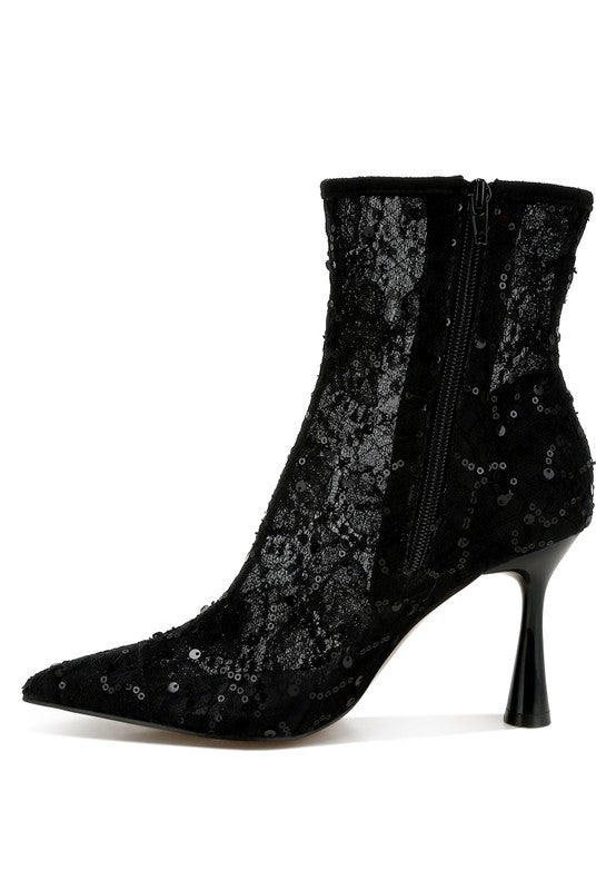 EM Sequin Lace Boots - ShopEbonyMonique