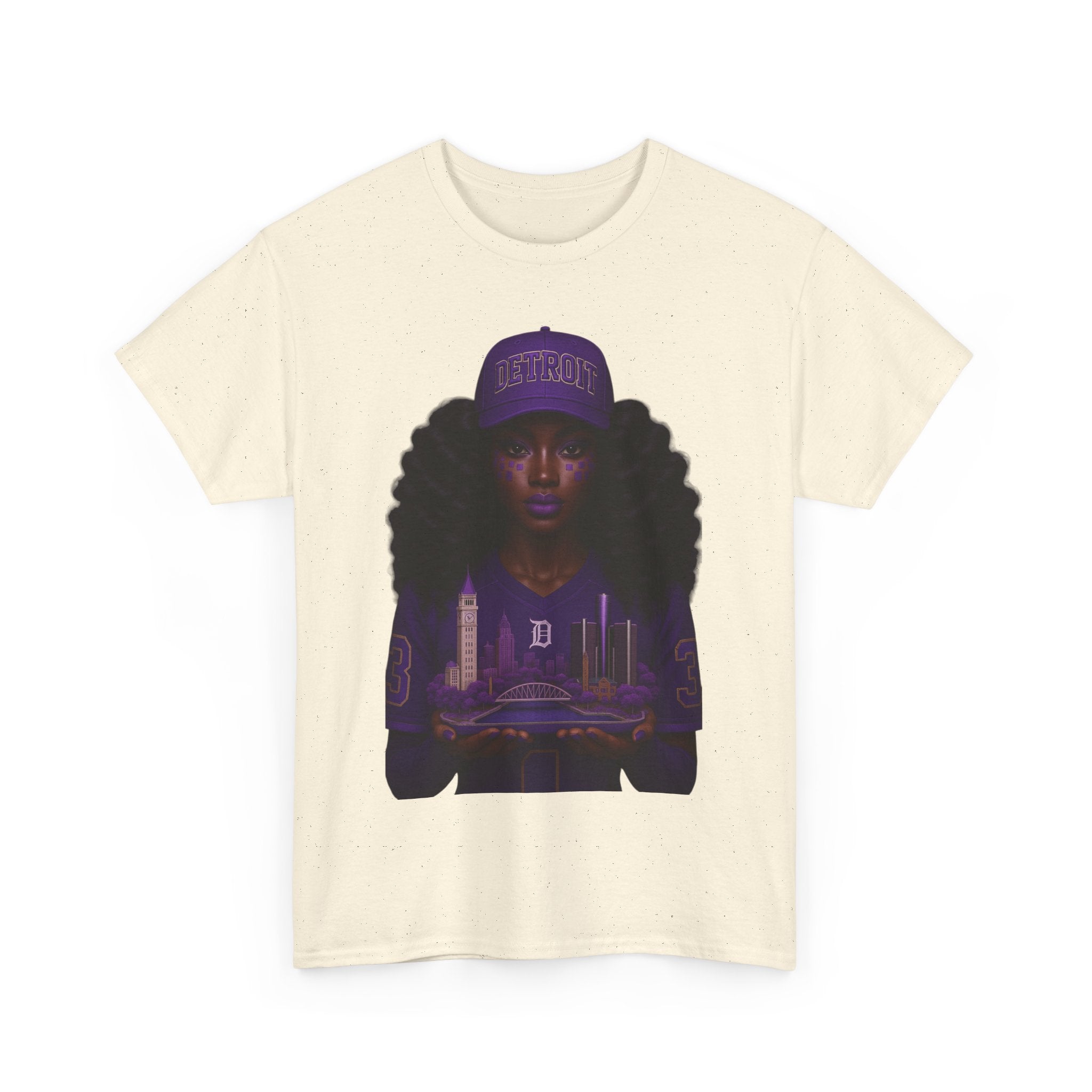 Purple Urban Culture Unisex Tee, Black Girl Magic Shirt, Empowerment T-Shirt, Hip Hop Fashion Top, Streetwear Outfit