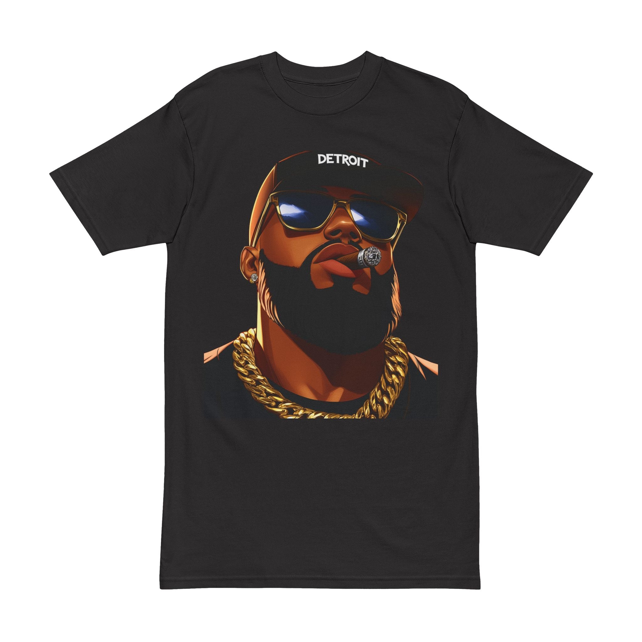 Bold Detroit Graphic T-Shirt Men's Heavyweight Tee