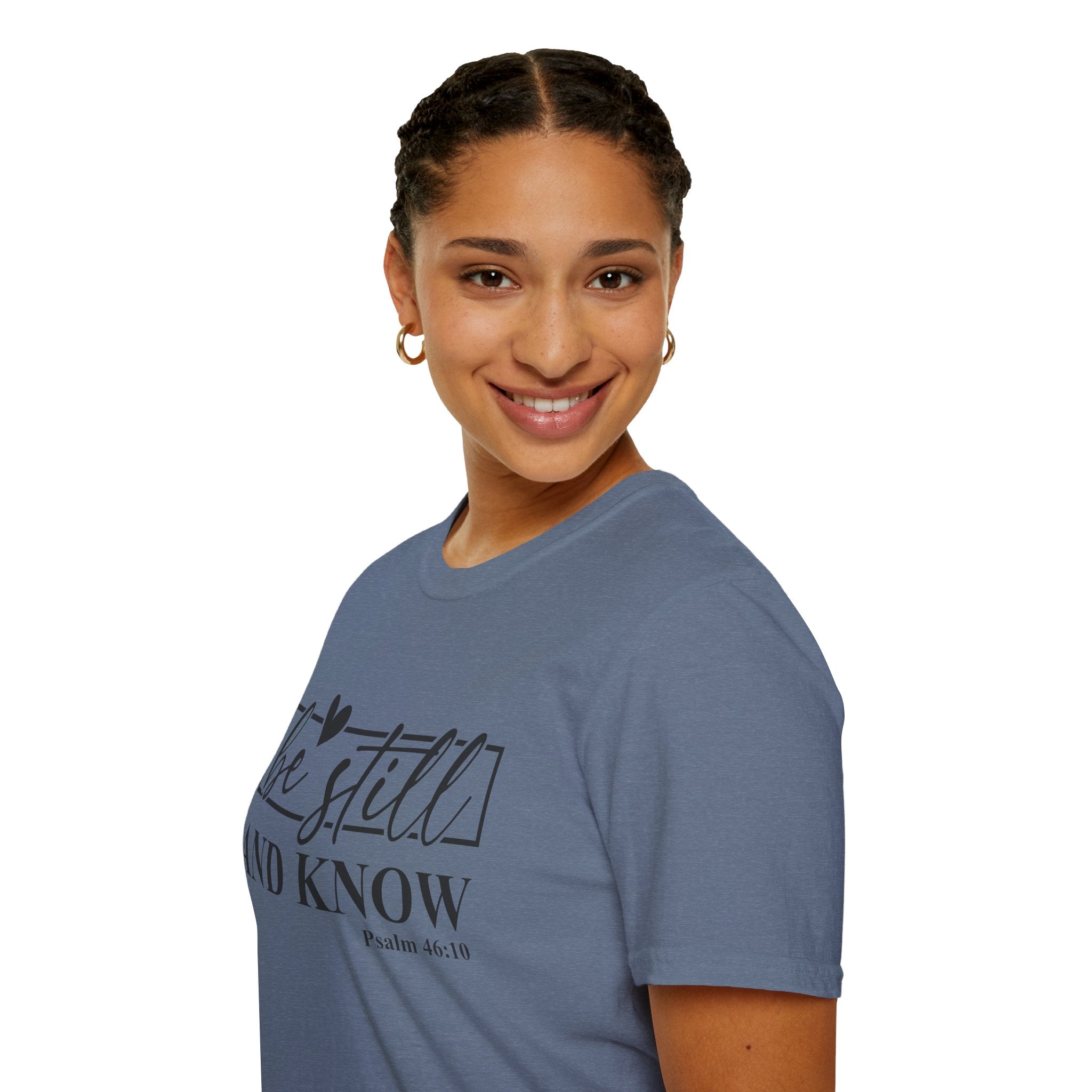 Be Still and Know Unisex T-Shirt | Inspirational Faith Shirt | Comfortable Softstyle Tee for Everyday Wear | Perfect for Gifts, Church [...]