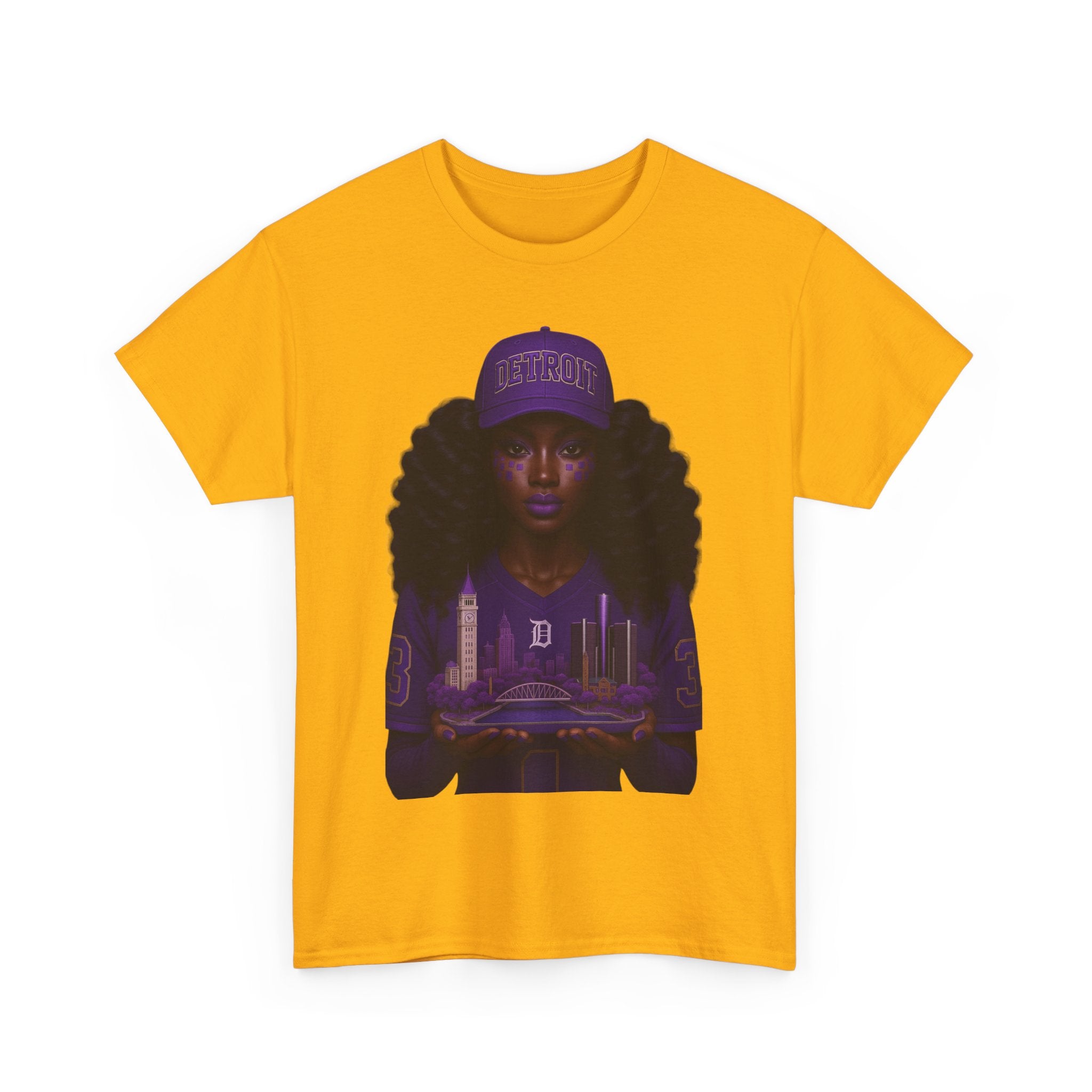 Purple Urban Culture Unisex Tee, Black Girl Magic Shirt, Empowerment T-Shirt, Hip Hop Fashion Top, Streetwear Outfit