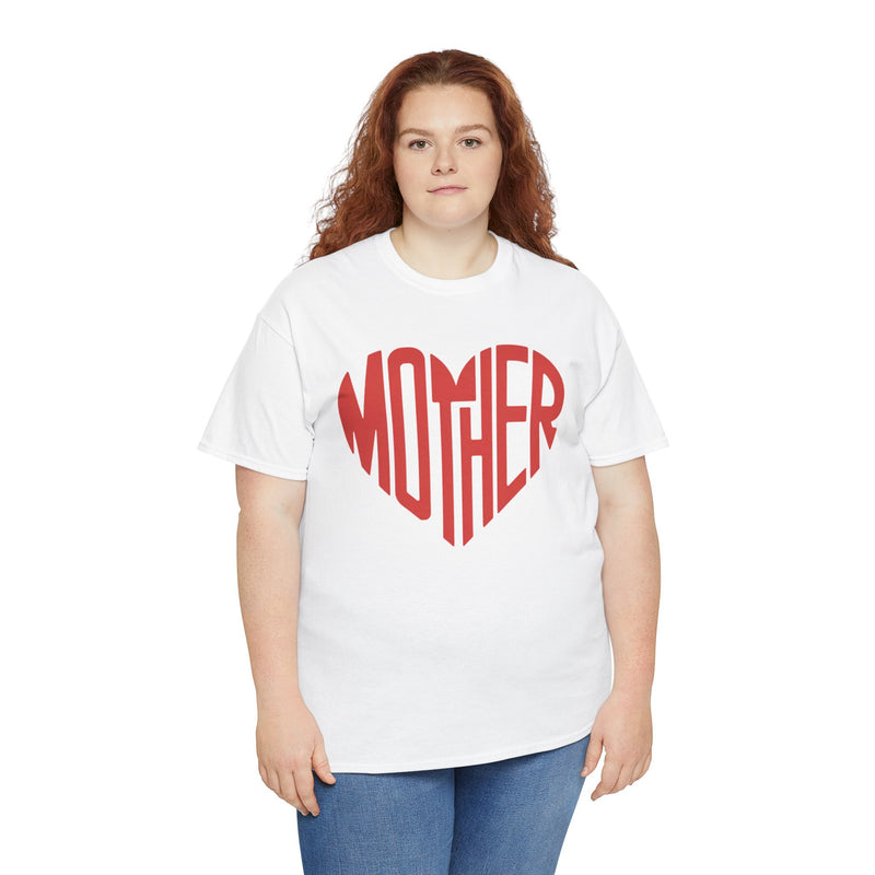 Mother Heart Unisex Heavy Cotton Tee - Perfect Gift for Mother's Day