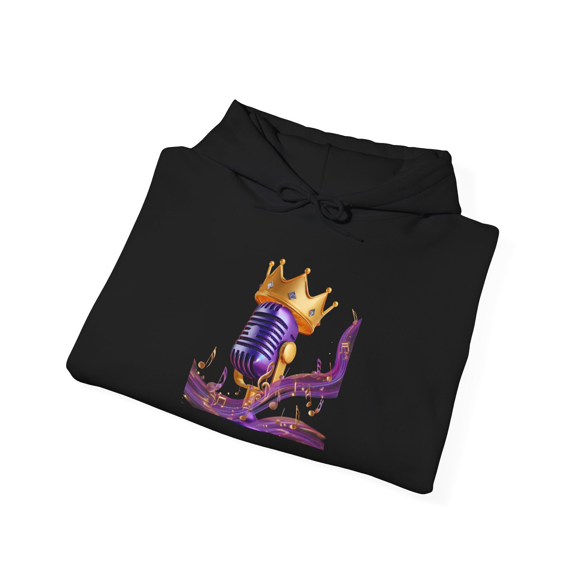 Kingdom Microphone Hoodie — Royal Music Podcast Sweatshirt