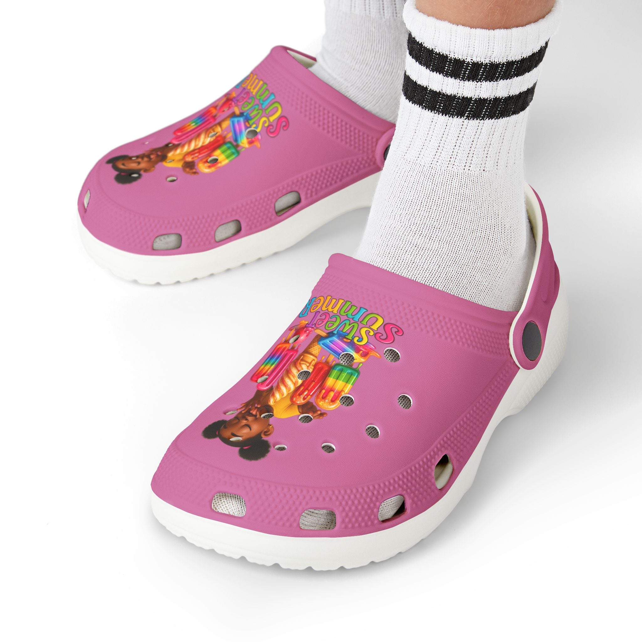 Sweet Summer Kids' EVA Foam Clogs - Fun and Colorful Footwear