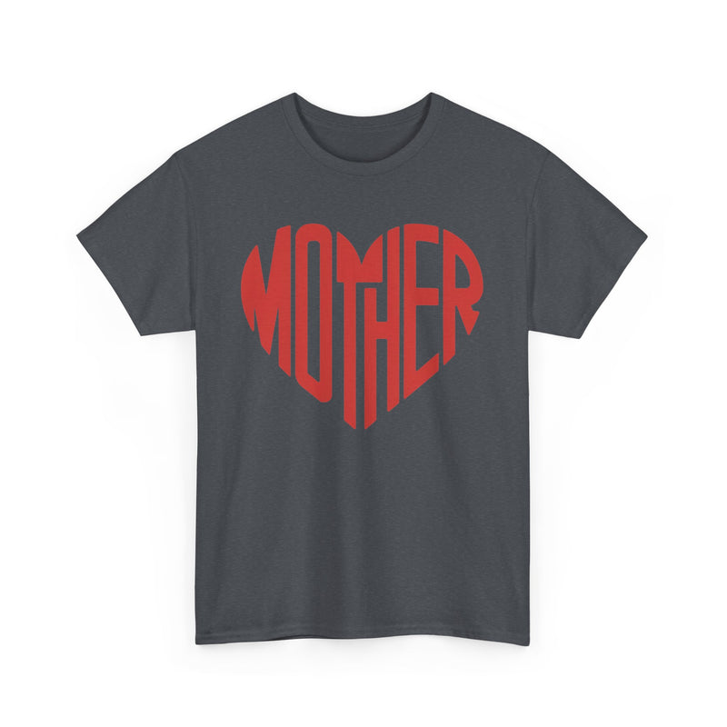 Mother Heart Unisex Heavy Cotton Tee - Perfect Gift for Mother's Day