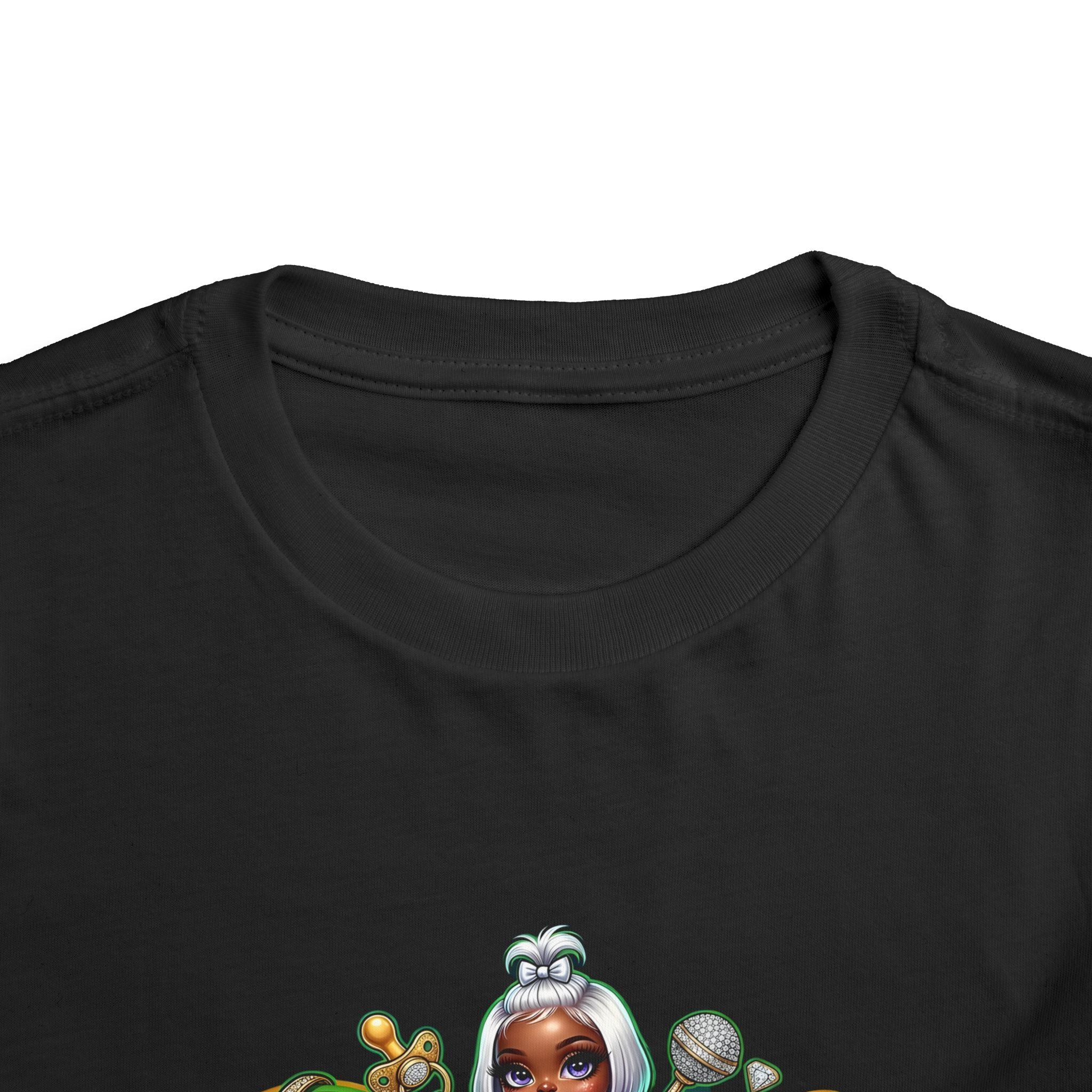 Toddler Tee - 'Baby Vibes' Colorful Kids Graphic Shirt