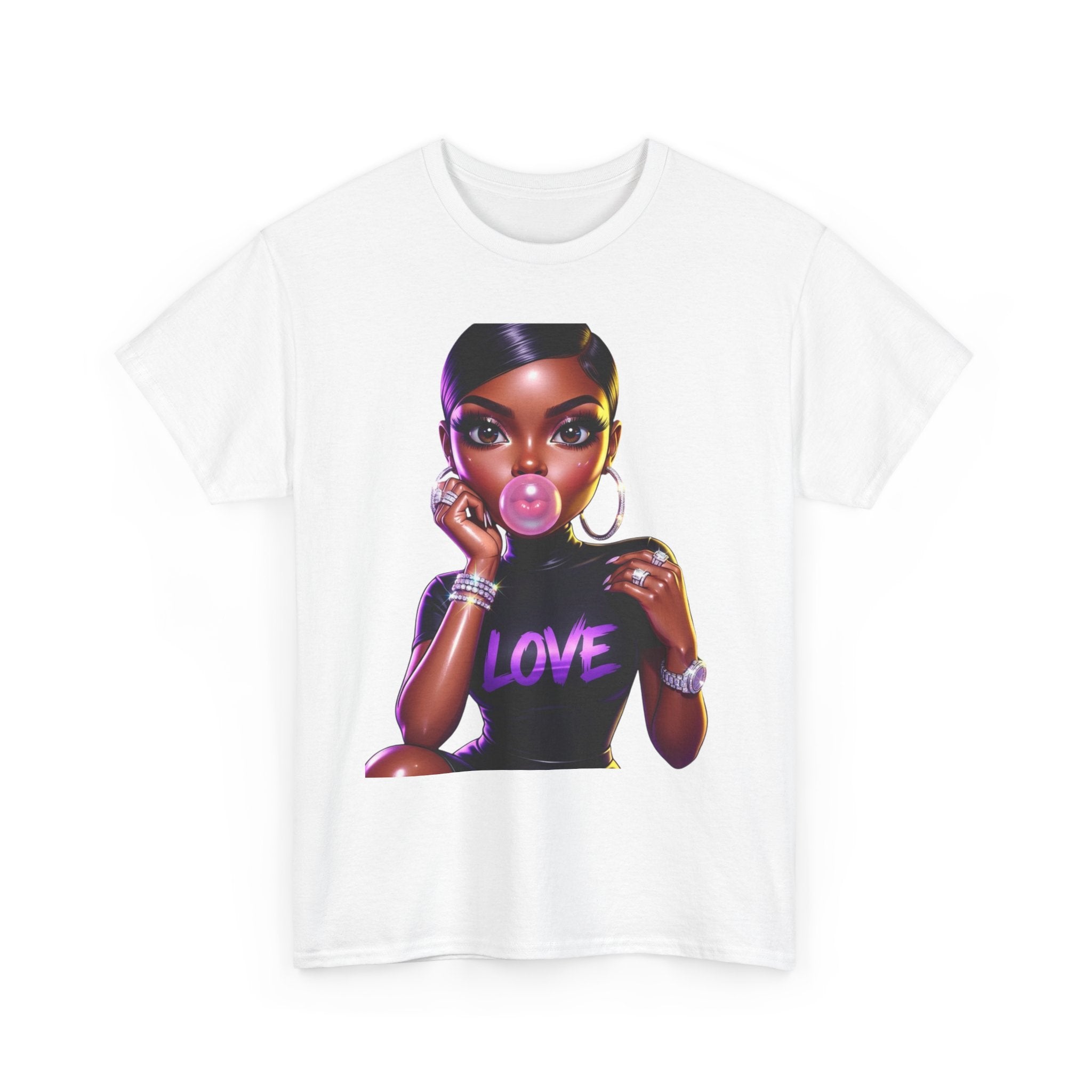 Love Bubblegum Tee — Black Girl Magic Graphic T-Shirt