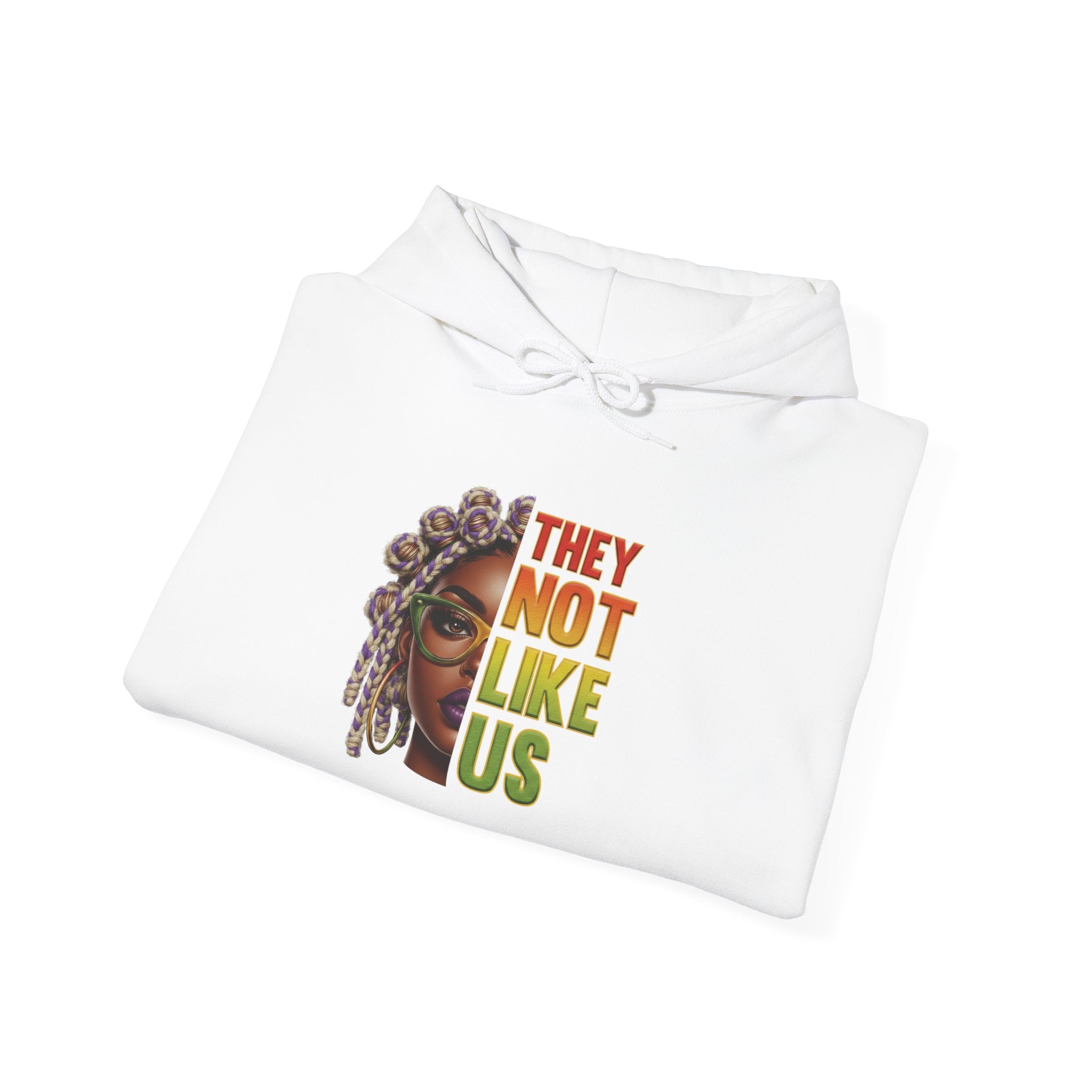 They Not Like Us Hoodie — Afrocentric Statement Pullover