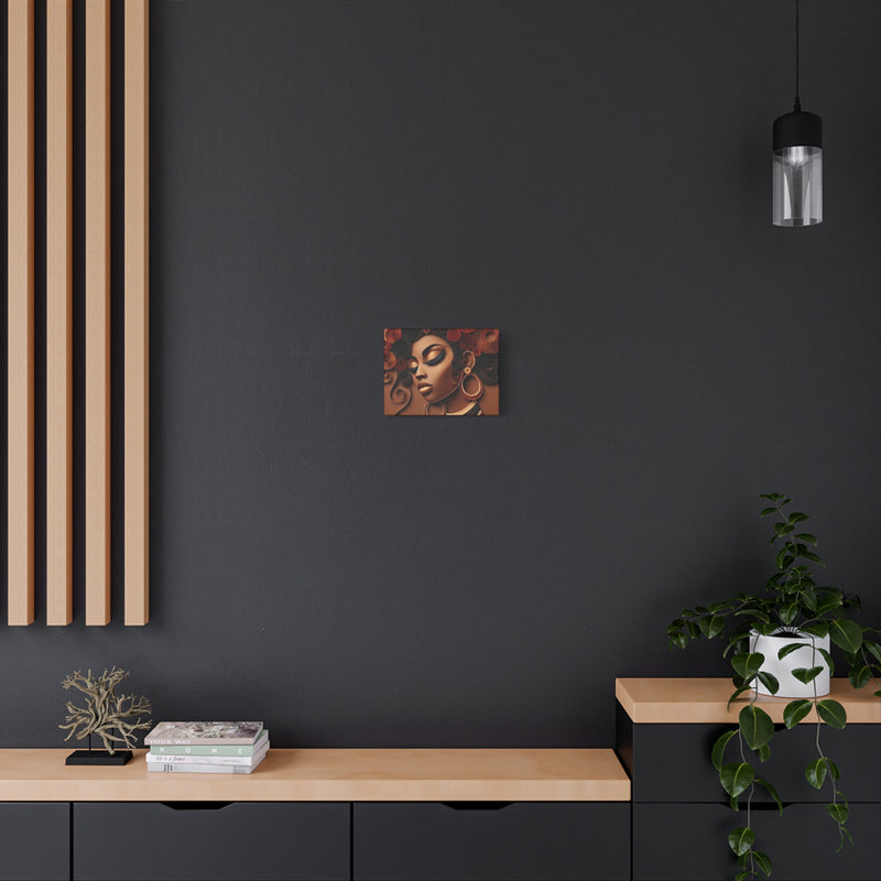Crowned in Heritage Canvas Art - Contemporary Portrait for Home Decor