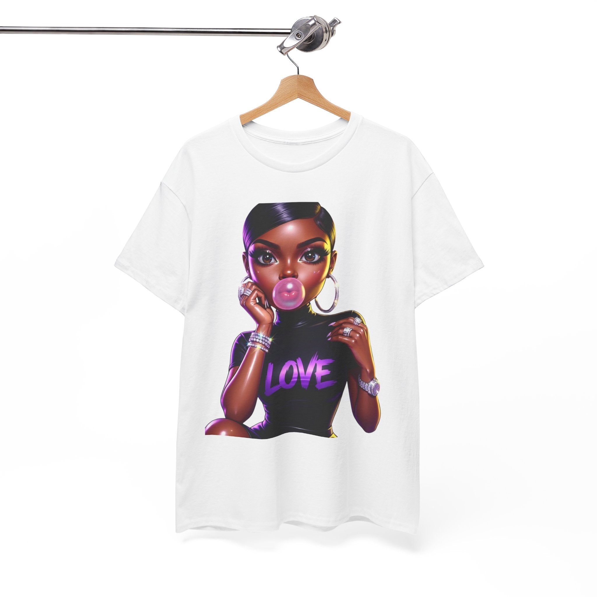 Love Bubblegum Tee — Black Girl Magic Graphic T-Shirt