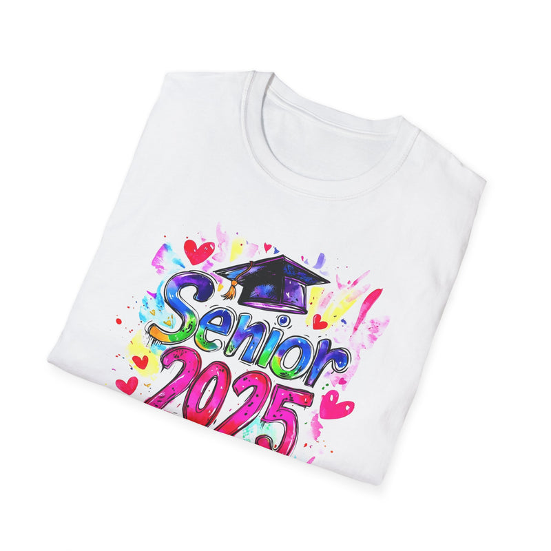 Senior 2025 Unisex Softstyle T-Shirt - Celebrate Graduation