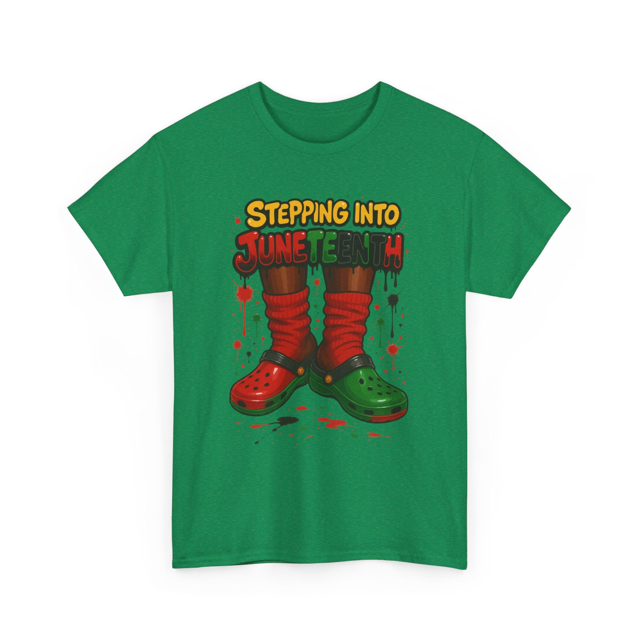 Stepping into the Holiday Spirit Tee - Fun Unisex Cotton T-Shirt, Christmas Gift, Holiday Apparel, Festive Wear, Casual Top, Unique Design