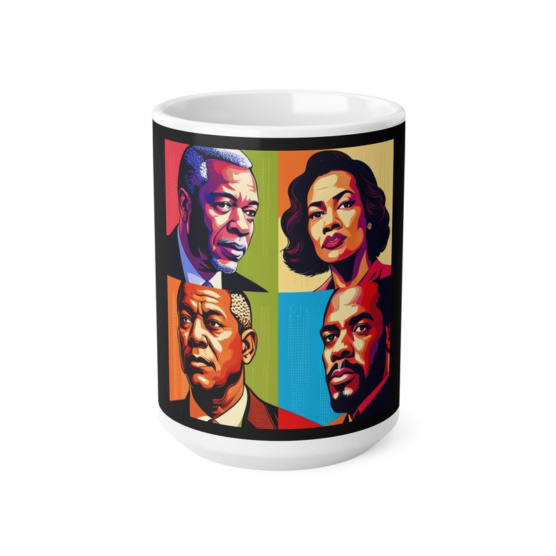Black Men Ceramic Coffee Cups, 11oz, 15oz