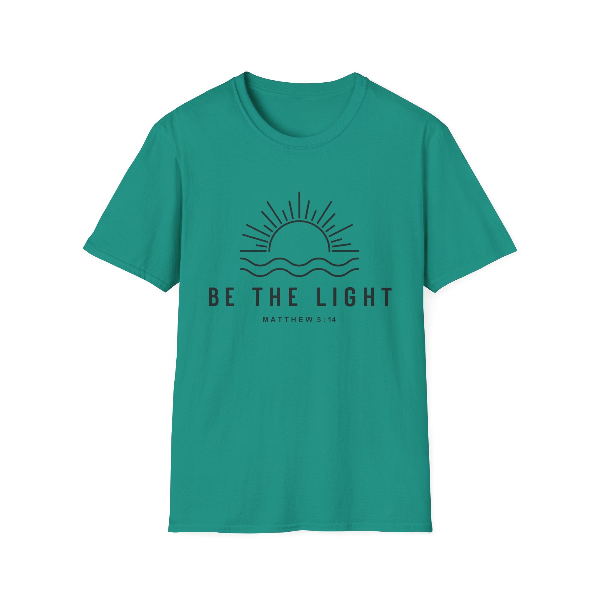 Be The Light Unisex T-Shirt - Inspirational Christian Apparel, Faith-Based Gift, Summer Wear, Positive Vibes, Matthew 5:14