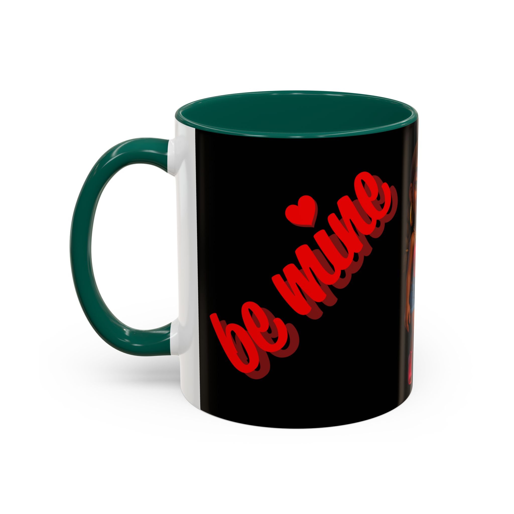 Colorful Be Mine Mug - Fun Couple Design, Perfect Gift for Love and Friendship