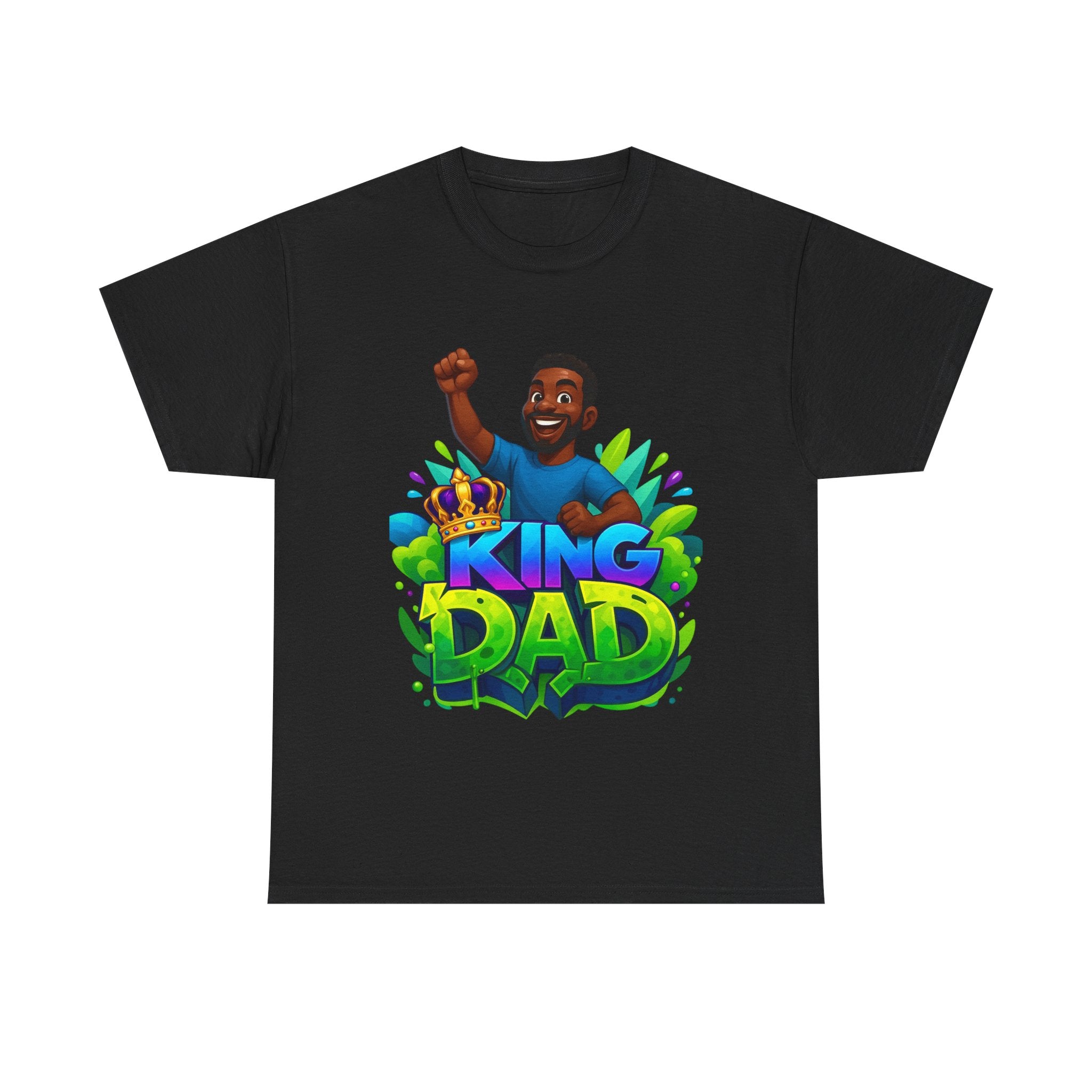 King Dad Unisex Tee, Father's Day Gift, Dad Shirt, Fun T-Shirt, Gift for Dad, Dad Apparel, Family Celebration Clothing