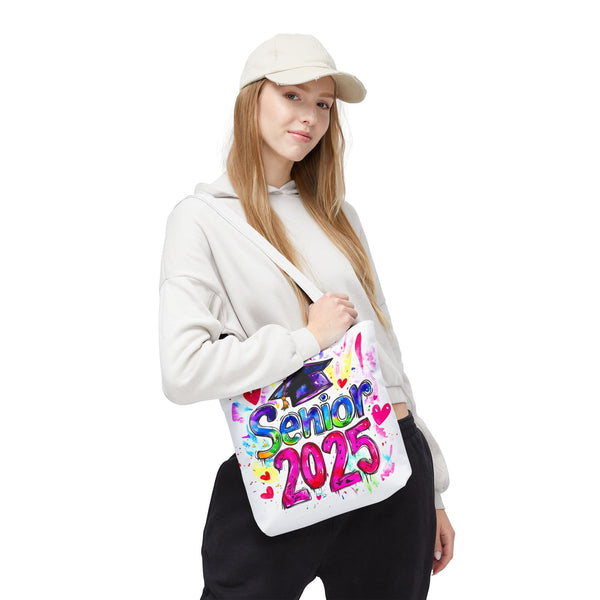 Colorful Senior 2025 Graduation Tote Bag