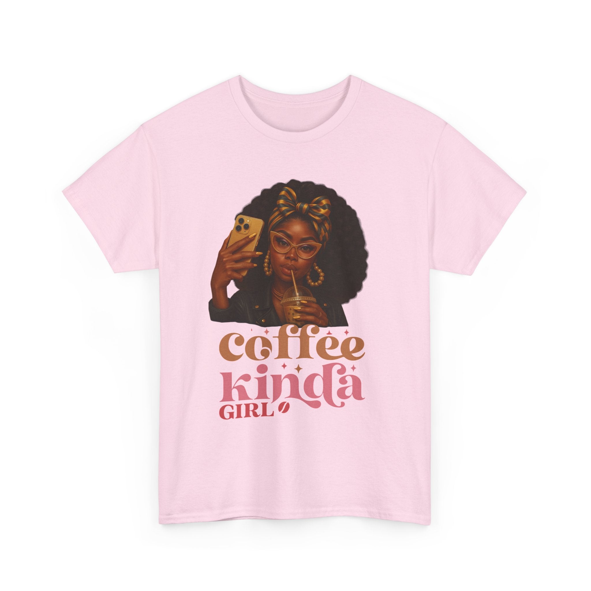 Coffee Kinda Girl Tee – Trendy Cotton T-Shirt for Coffee Lovers