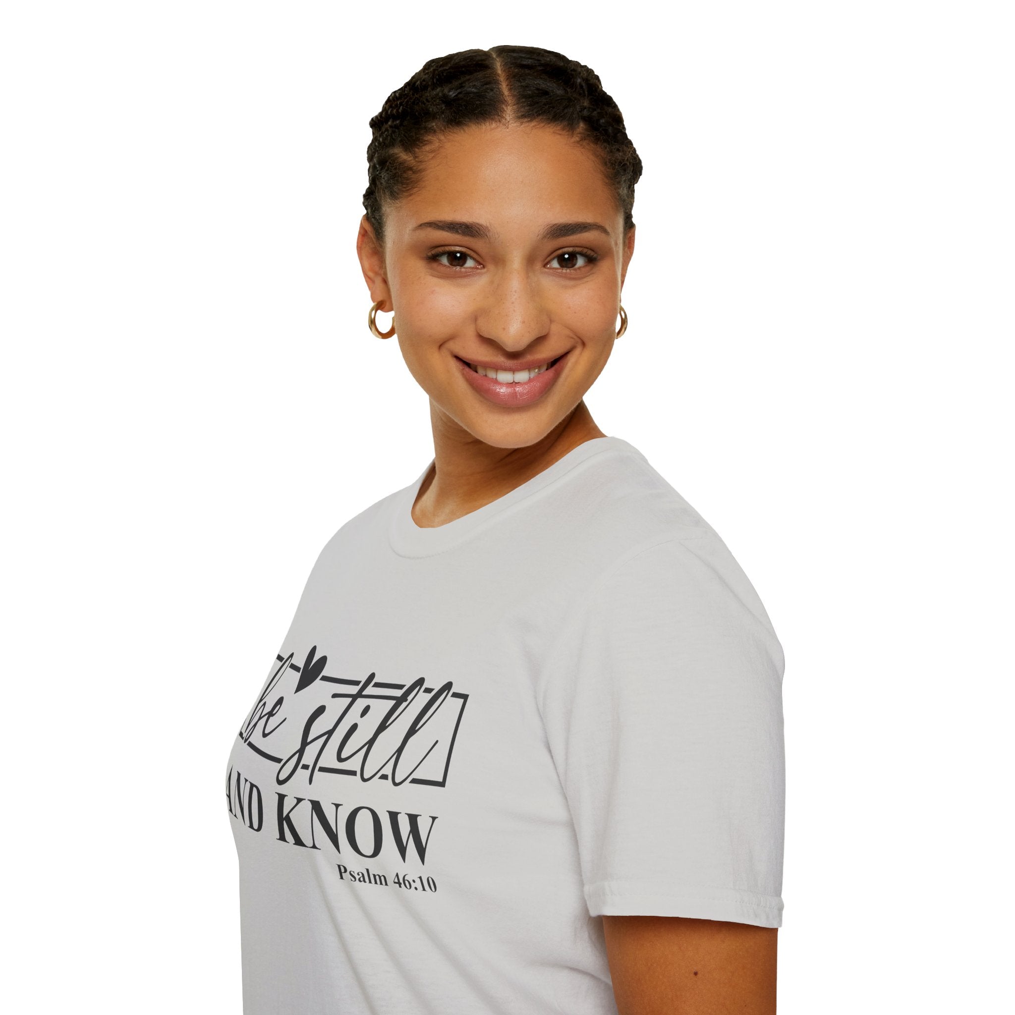 Be Still and Know Unisex T-Shirt | Inspirational Faith Shirt | Comfortable Softstyle Tee for Everyday Wear | Perfect for Gifts, Church [...]