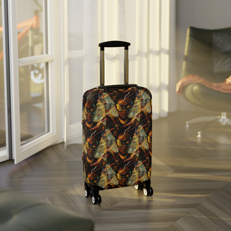 Afro Hero Luggage Cover