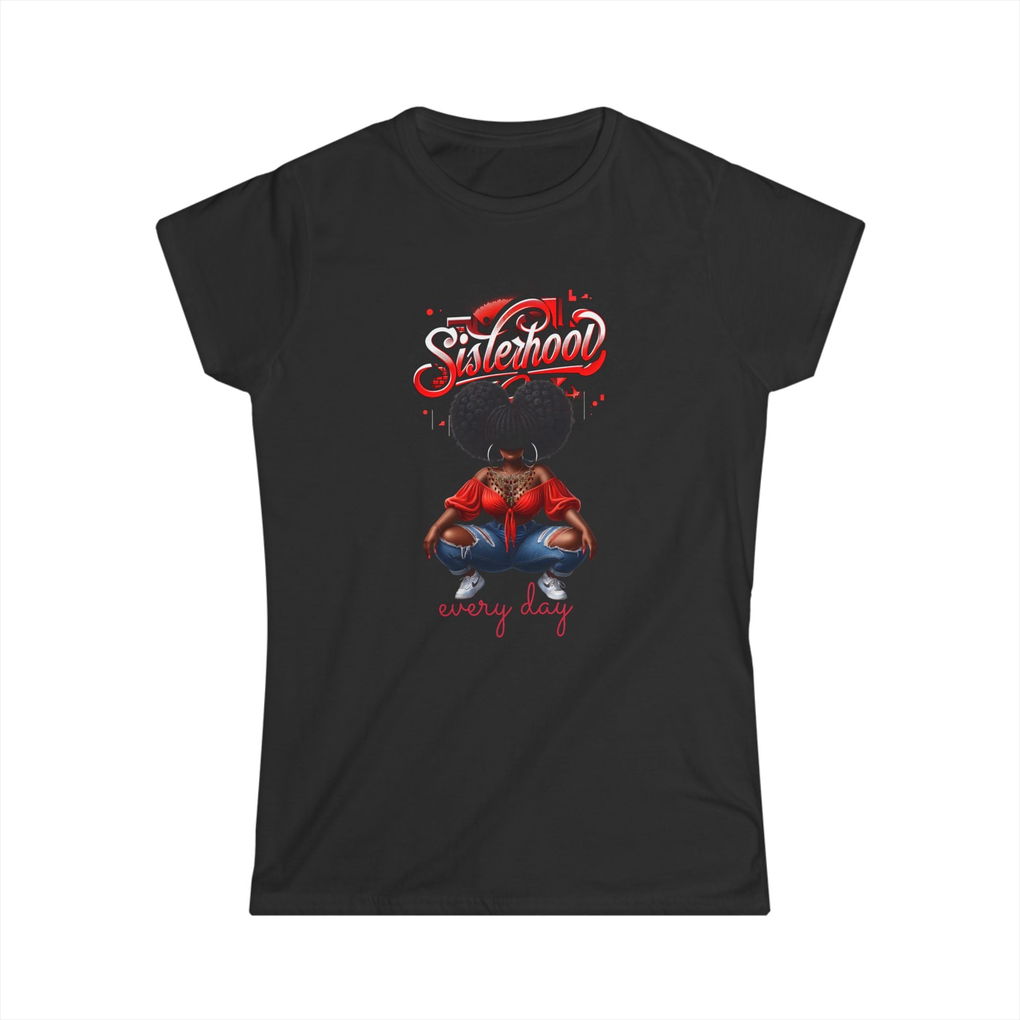 Sisterhood Everyday Everyday Women's Softstyle Tee - Empowering Graphic Tee for Women