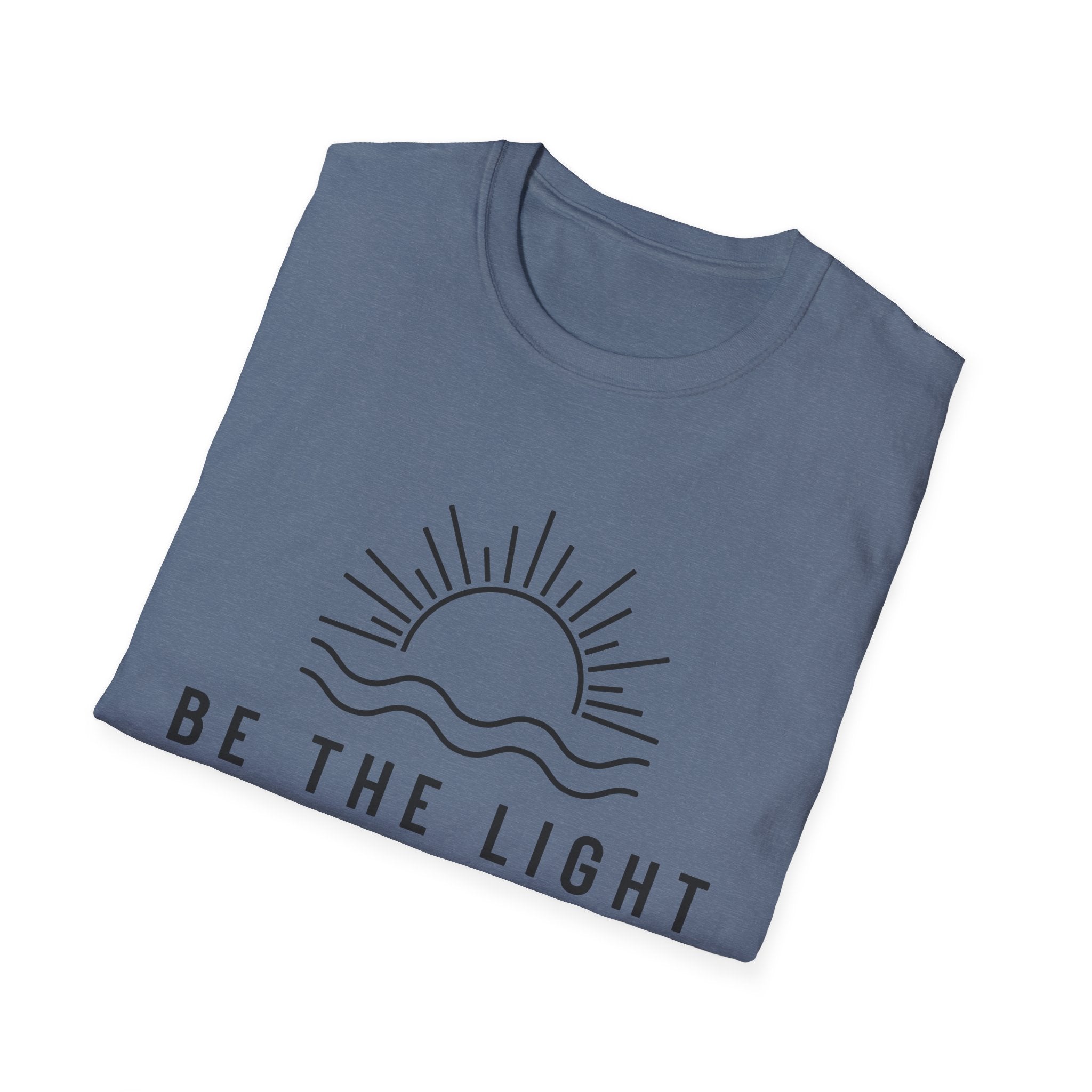 Be The Light Unisex T-Shirt - Inspirational Christian Apparel, Faith-Based Gift, Summer Wear, Positive Vibes, Matthew 5:14