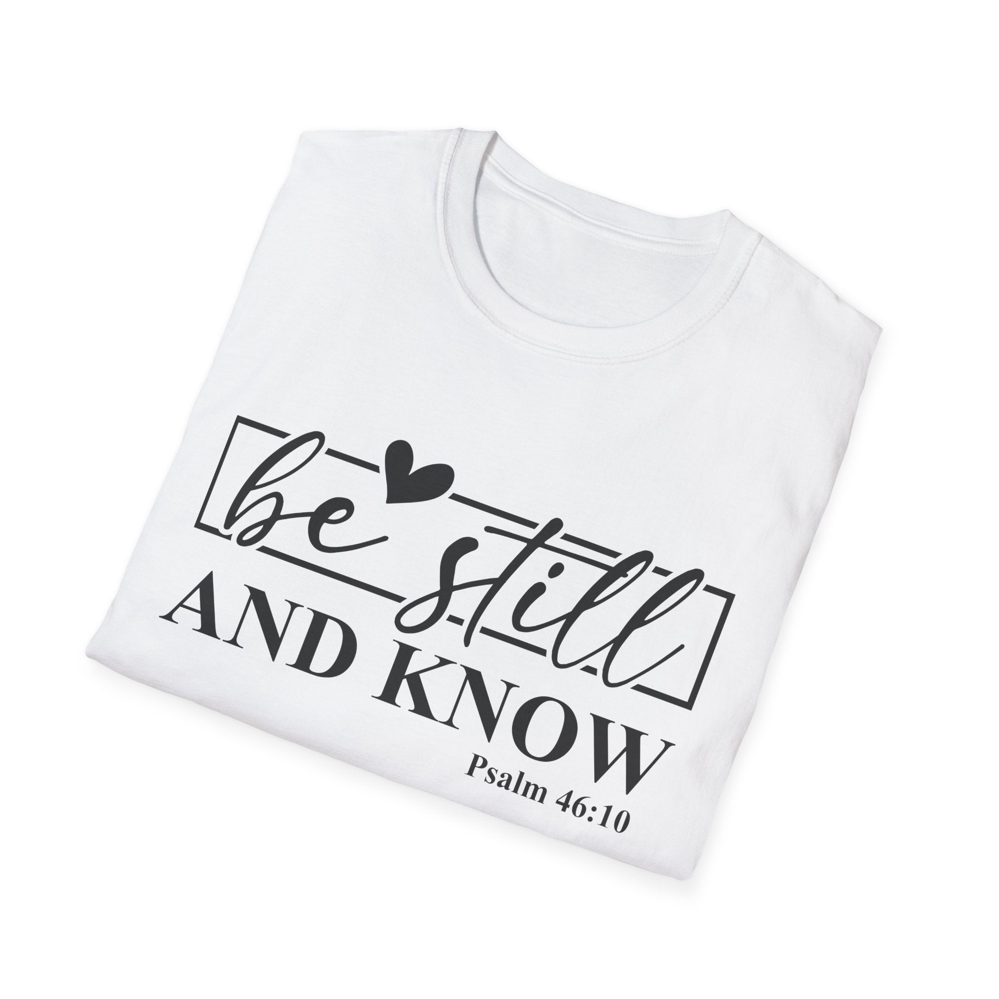 Be Still and Know Unisex T-Shirt | Inspirational Faith Shirt | Comfortable Softstyle Tee for Everyday Wear | Perfect for Gifts, Church [...]