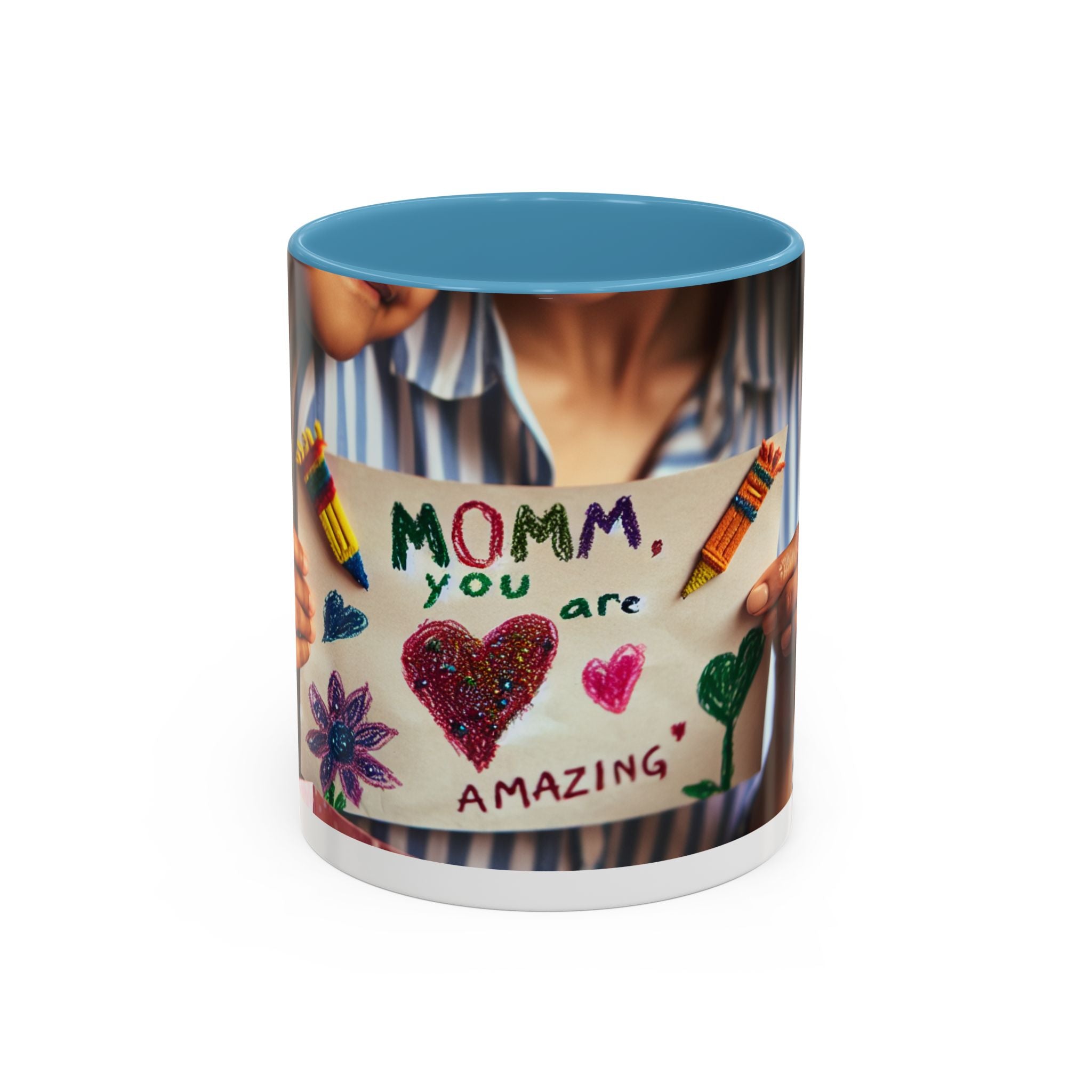 Mommy Appreciation Accent Coffee Mug - Heartfelt Gift for Mother's Day