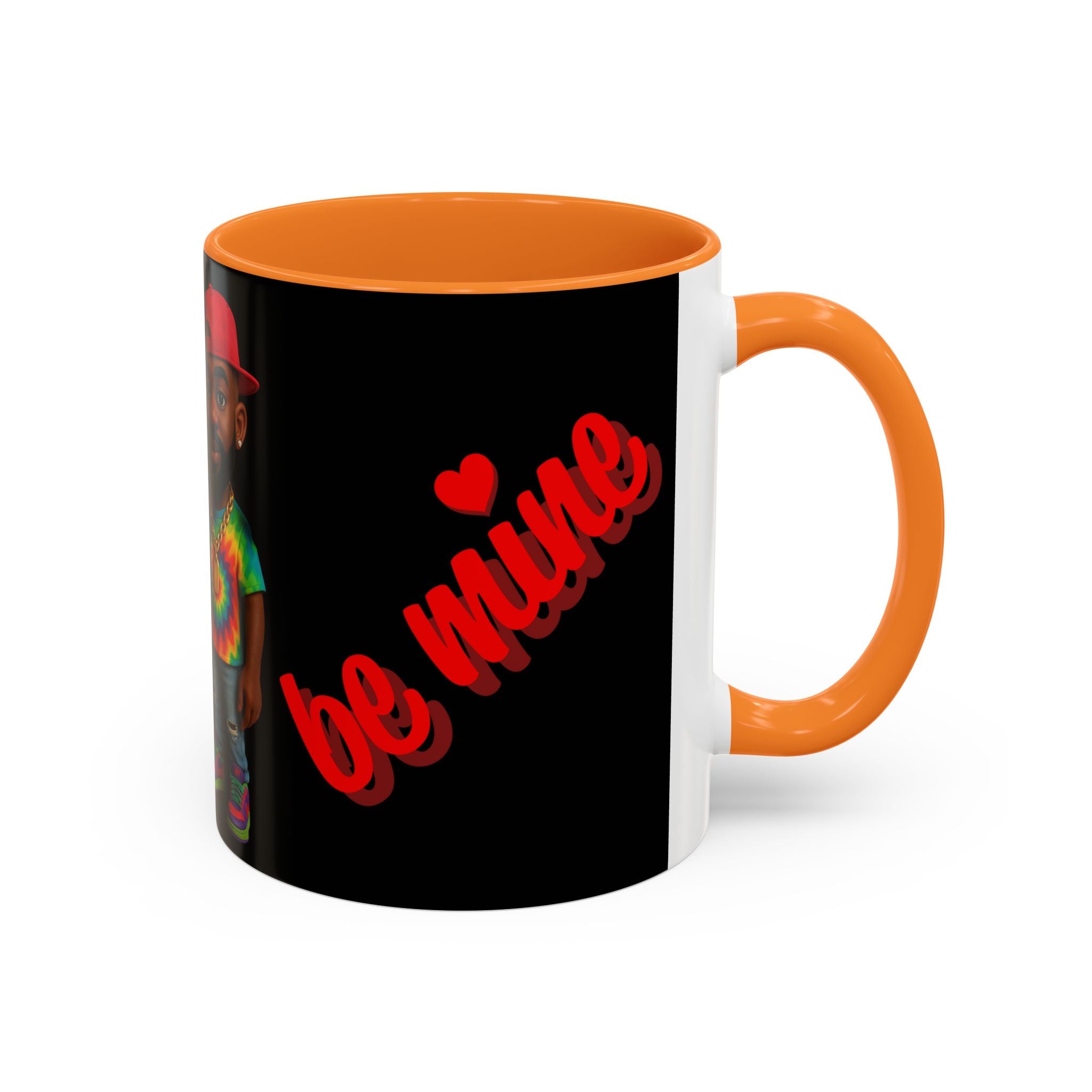 Colorful Be Mine Mug - Fun Couple Design, Perfect Gift for Love and Friendship