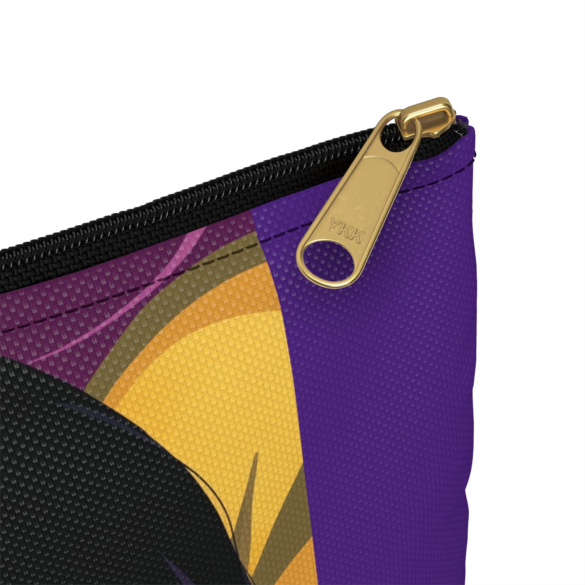 Beauty Chic Graphic Accessory Pouch - Bold Portrait Design