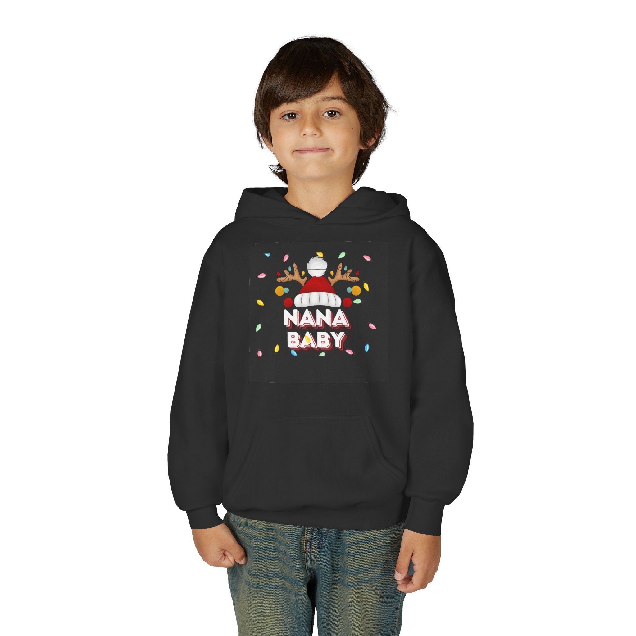 Nana Baby Youth Hoodie — Festive Kids Christmas Sweatshirt