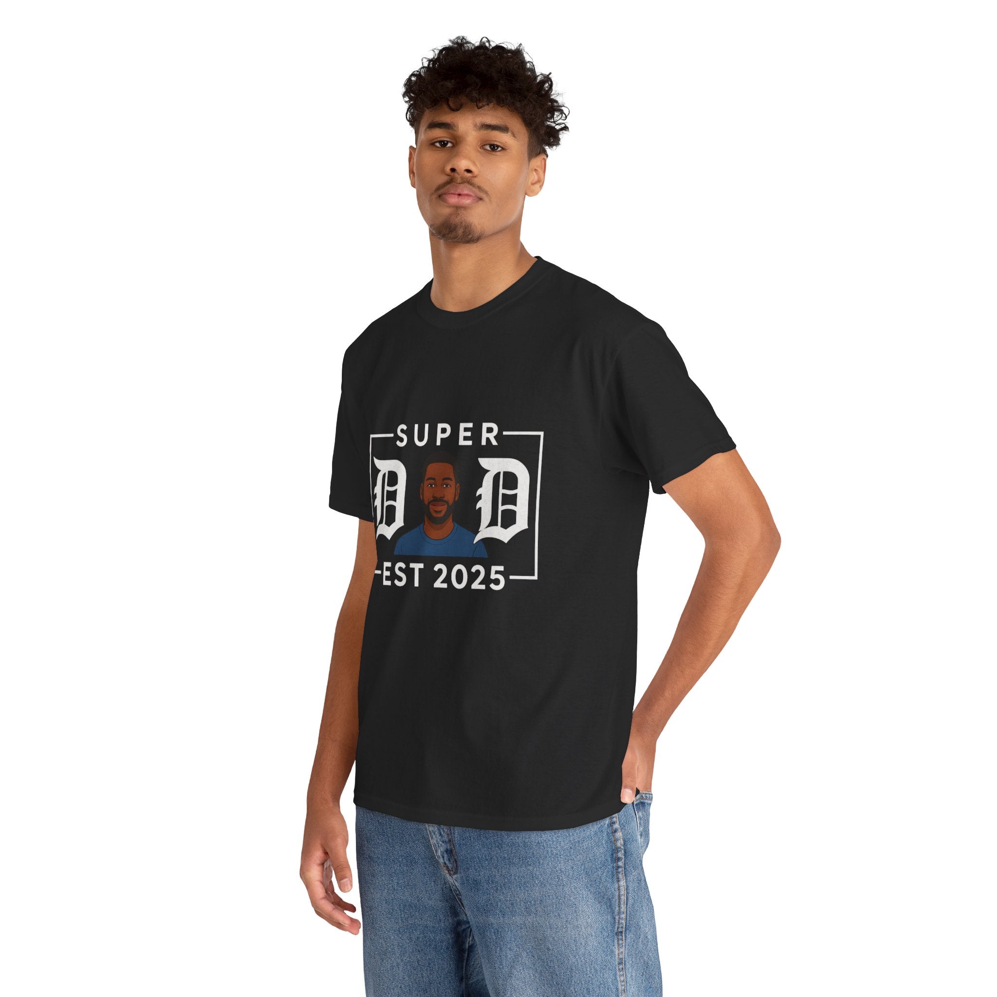 Super Dad Unisex Heavy Cotton Tee – Perfect Gift for Father's Day and Celebrations