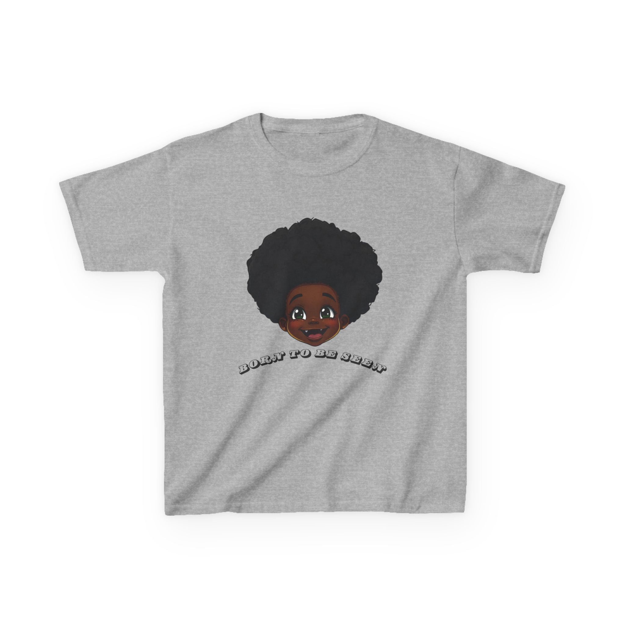 Cute Kids Graphic Tee, Fun Child's T-Shirt, Adorable Gift for Kids, Black Child Tee, Playful Summer Shirt