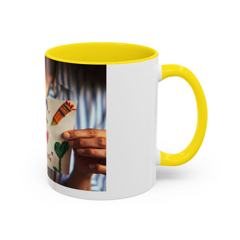 Mommy Appreciation Accent Coffee Mug - Heartfelt Gift for Mother's Day