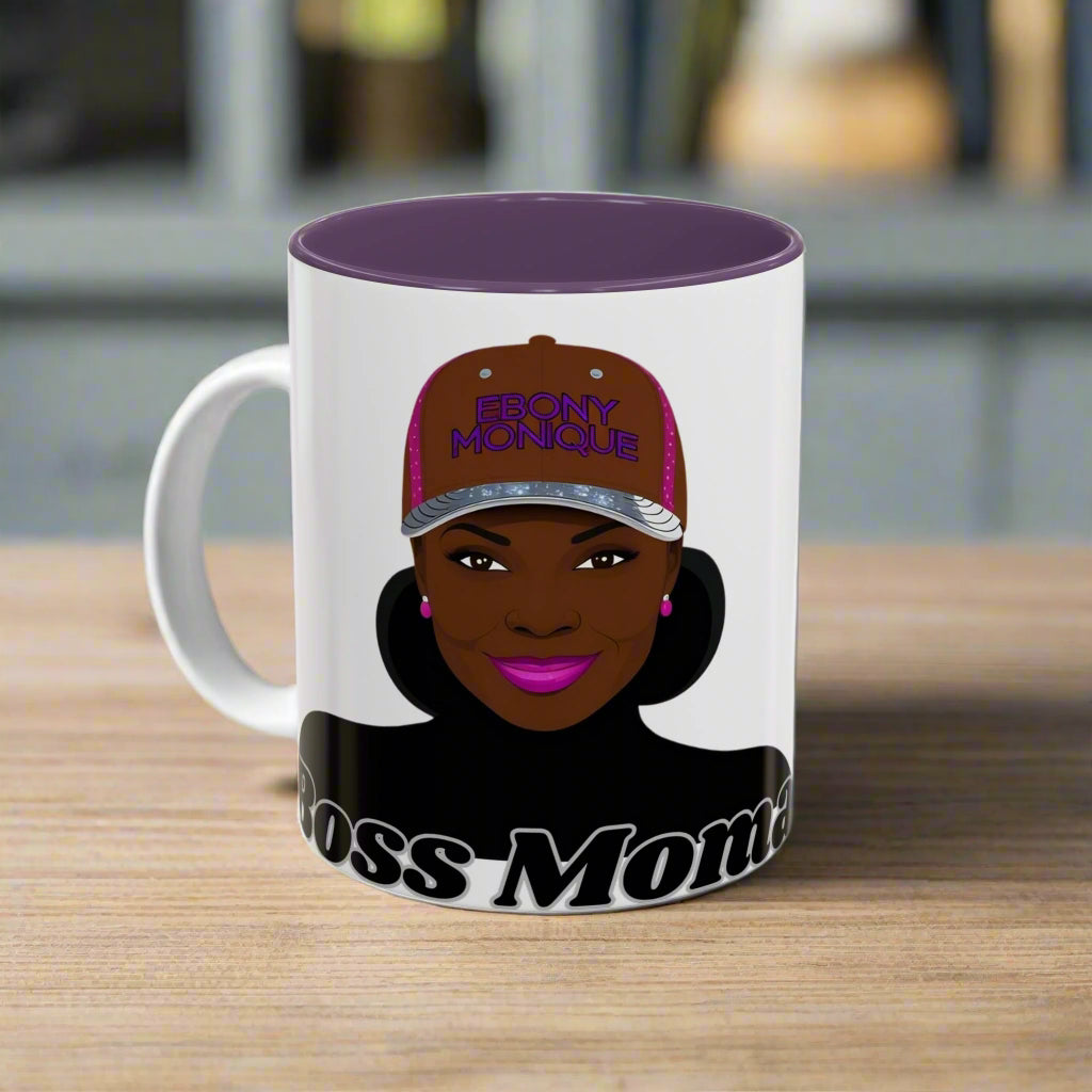 Boss Mama Accent Coffee Mug - Empowerment Gift for Strong Women