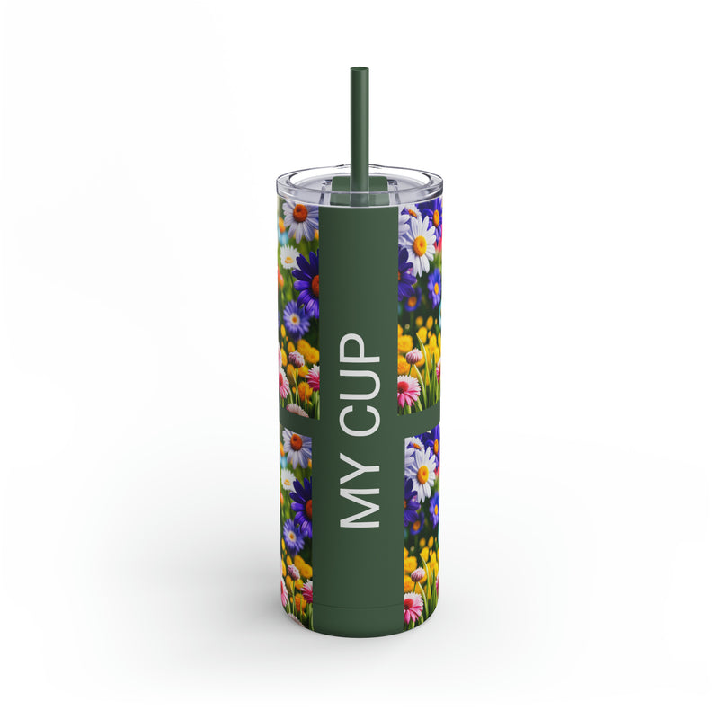 My Cup Skinny Matte Tumbler, 20oz - ShopEbonyMonique