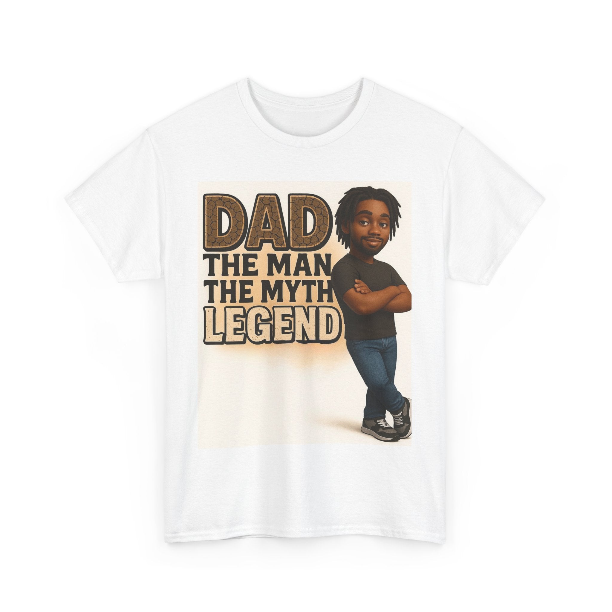 Daddy Legend  Heavy Cotton Tee | Perfect Gift for Father's Day, Birthday, Casual Wear, Family Gatherings, Everyday Comfort