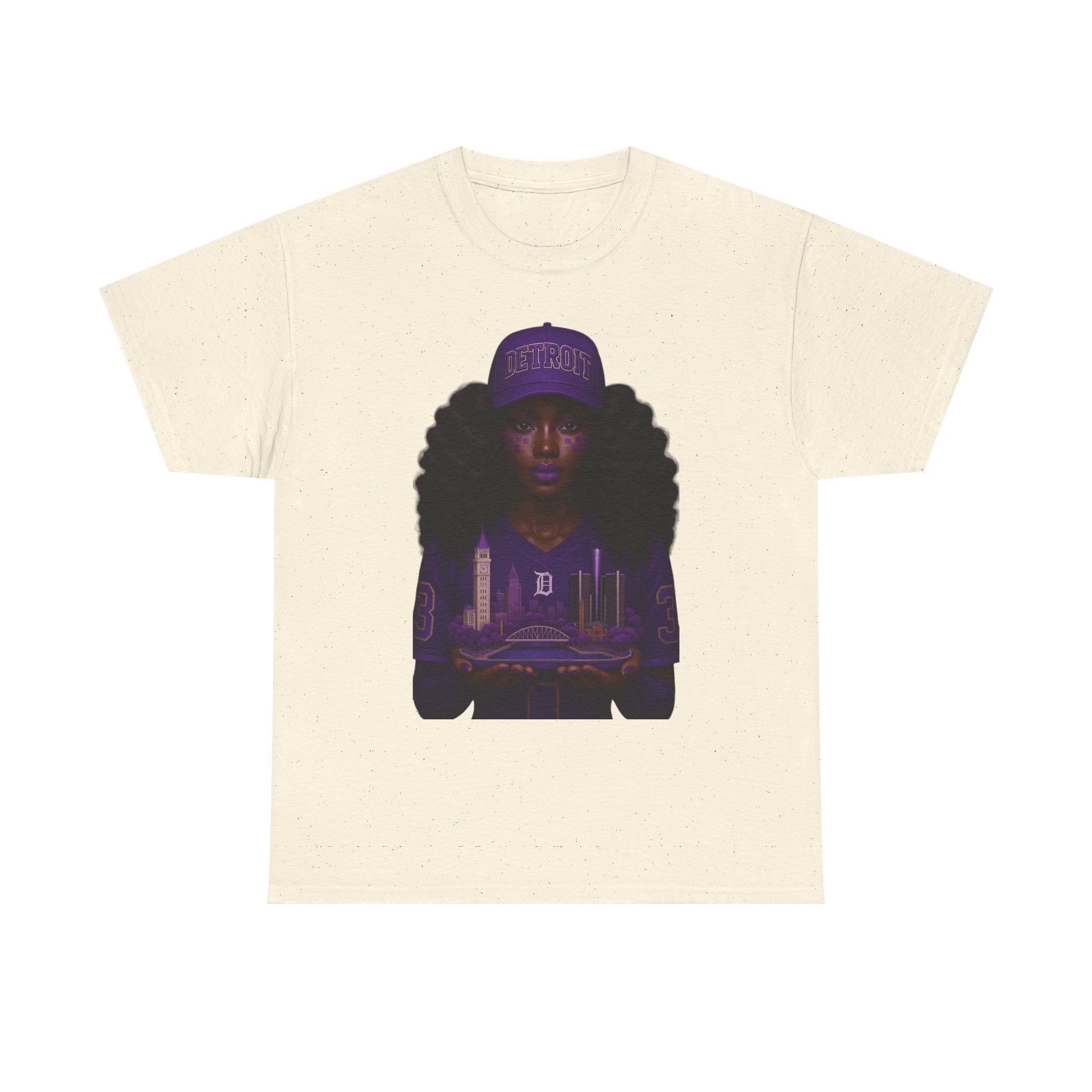 Purple Urban Culture Unisex Tee, Black Girl Magic Shirt, Empowerment T-Shirt, Hip Hop Fashion Top, Streetwear Outfit