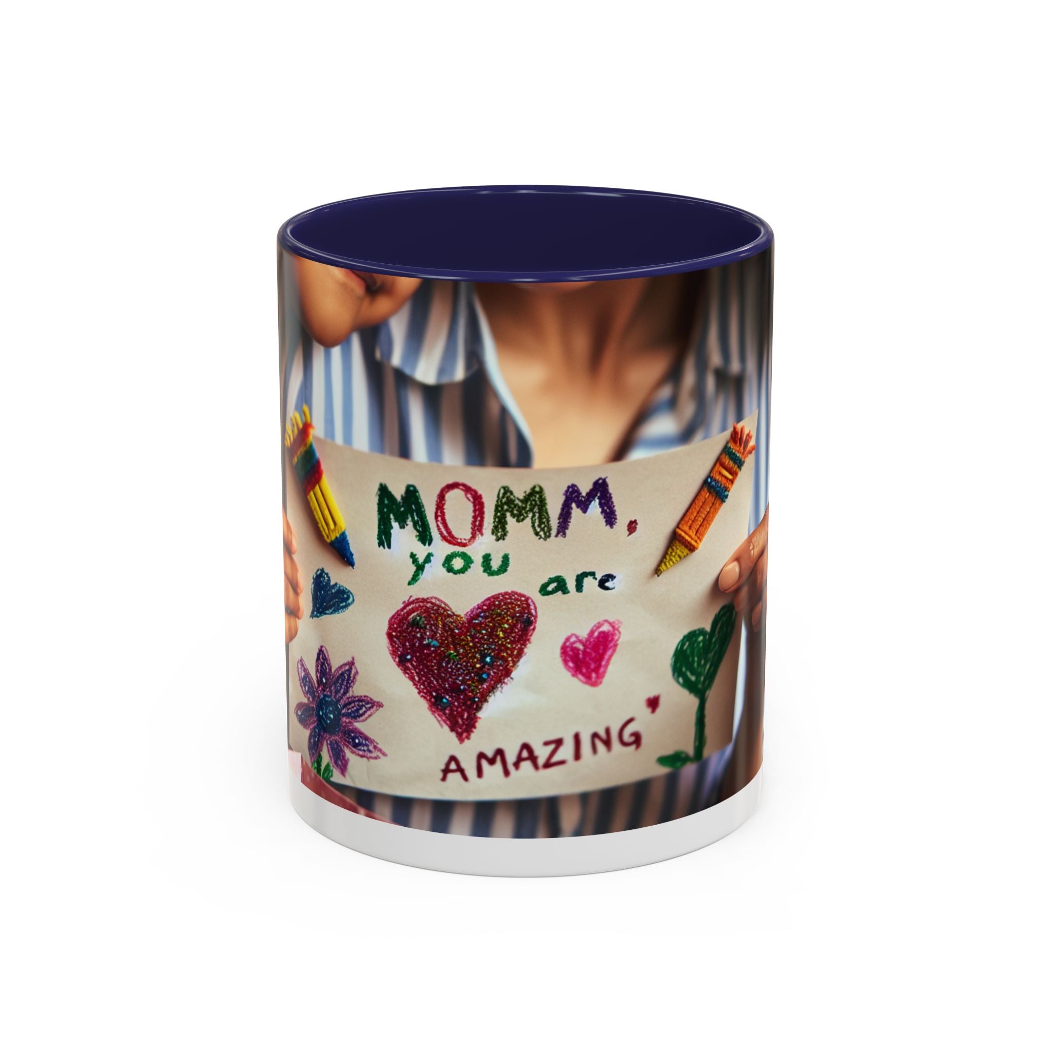 Mommy Appreciation Accent Coffee Mug - Heartfelt Gift for Mother's Day