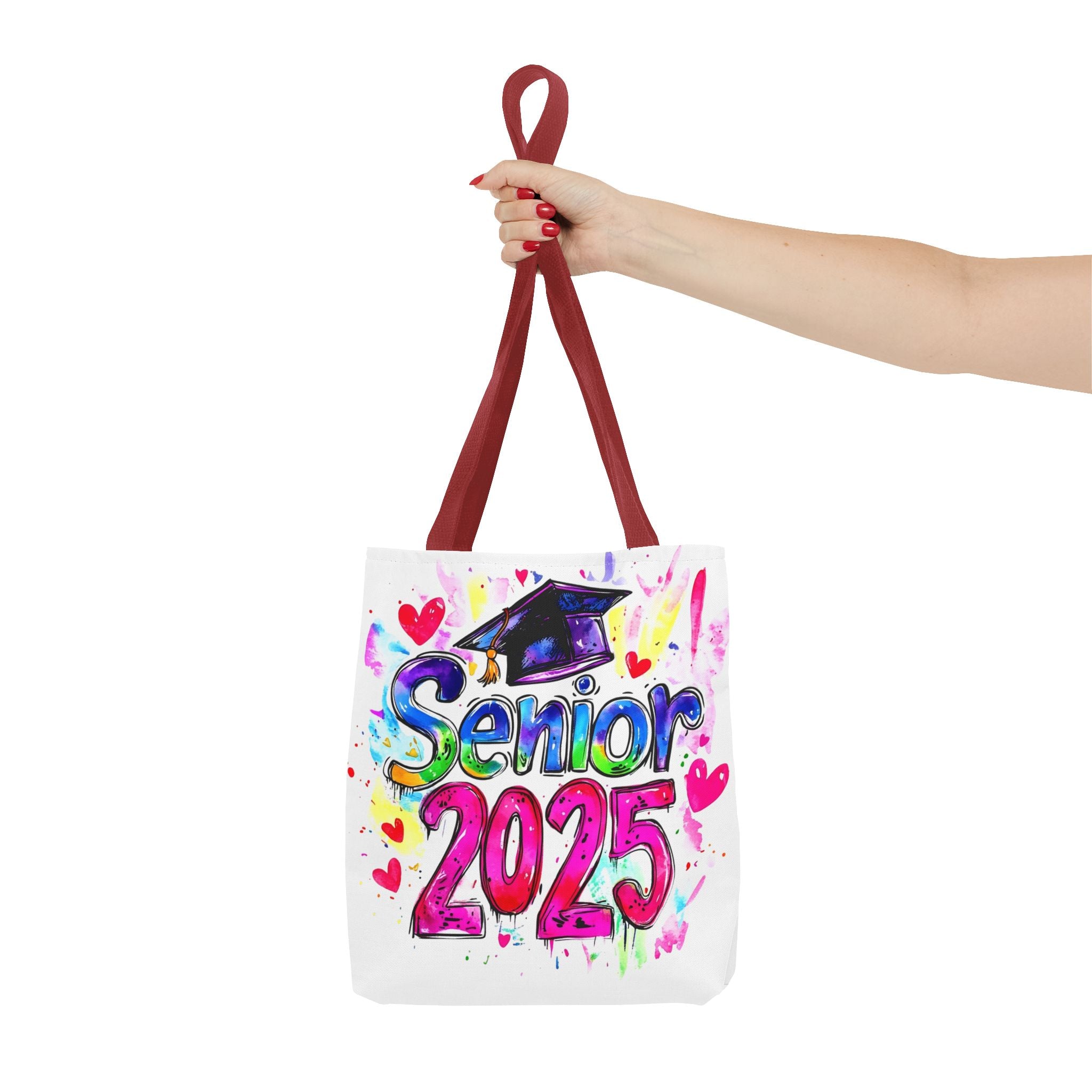 Colorful Senior 2025 Graduation Tote Bag