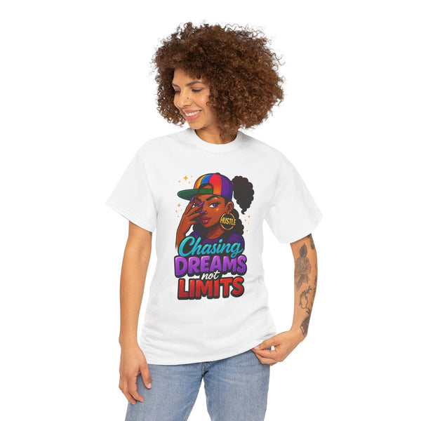 Chasing Dreams Unisex Heavy Cotton Tee - Inspirational Hustle Shirt