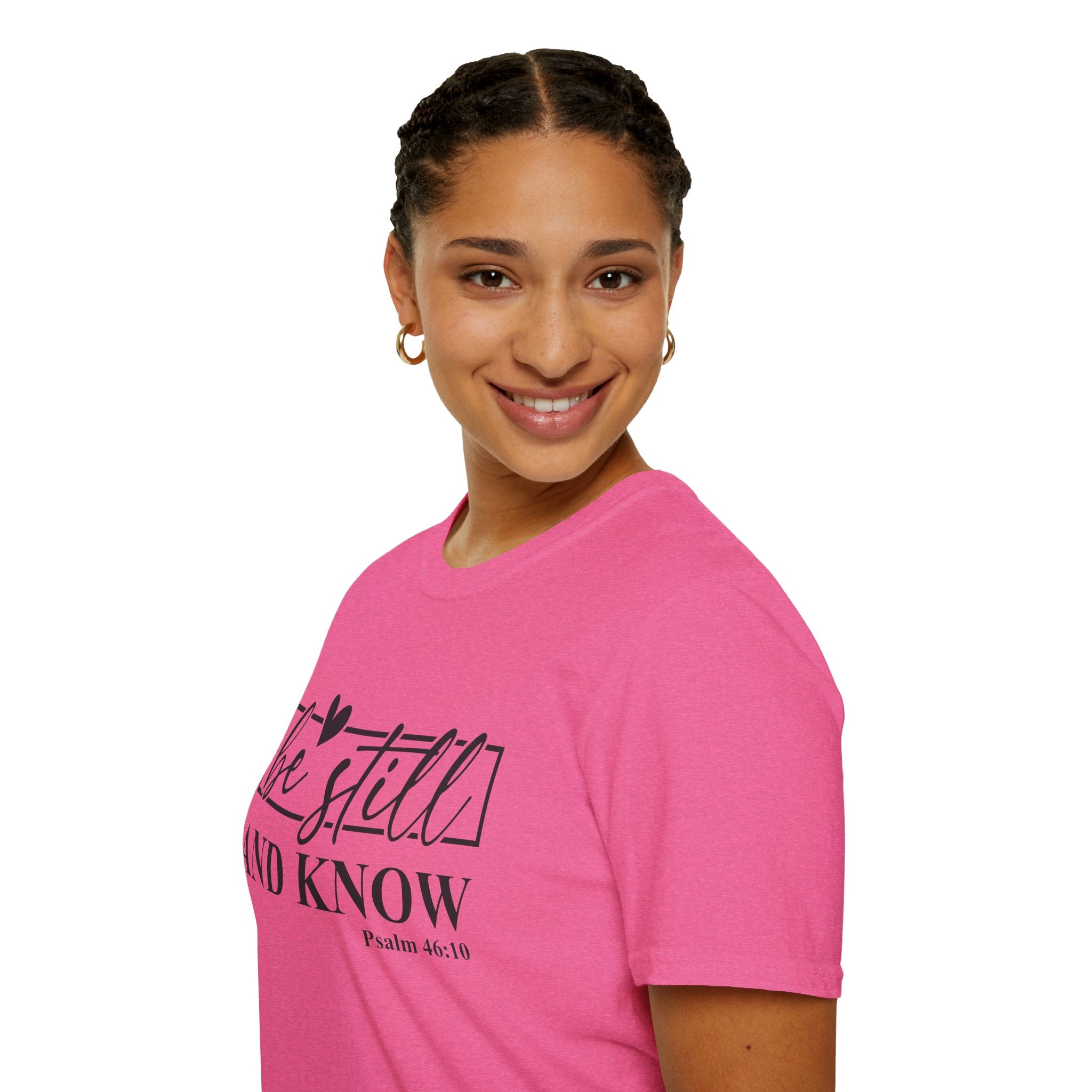 Be Still and Know Unisex T-Shirt | Inspirational Faith Shirt | Comfortable Softstyle Tee for Everyday Wear | Perfect for Gifts, Church [...]