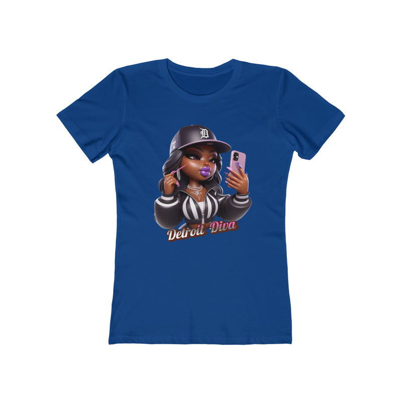 Detroit Diva Graphic Women's Boyfriend Tee