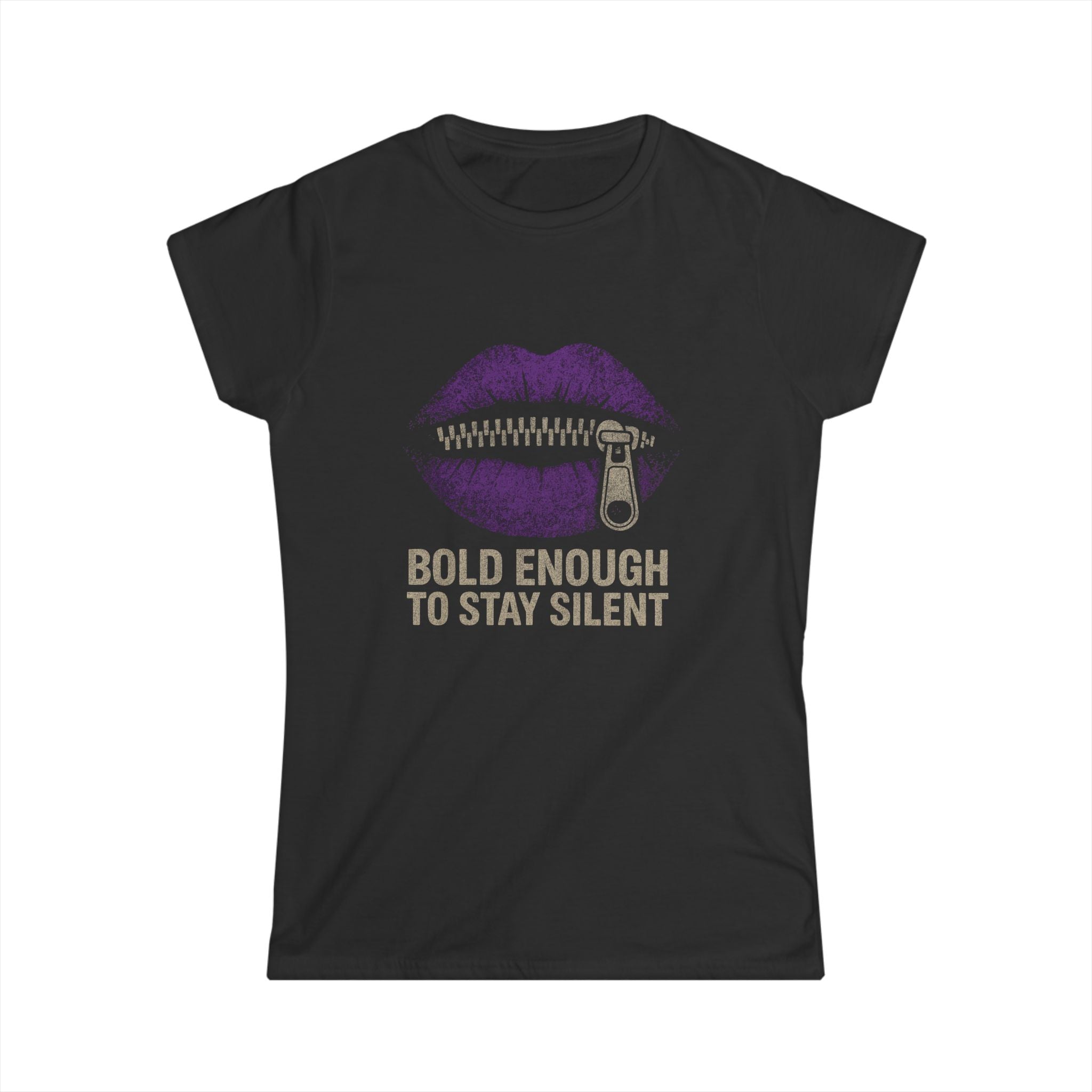 Bold Enough Women's Tee - Statement Top for Confident Voices