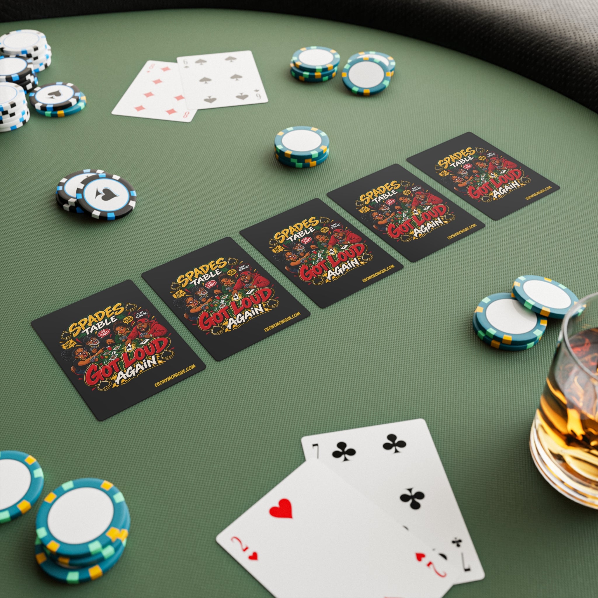 Spades Battle Poker Cards