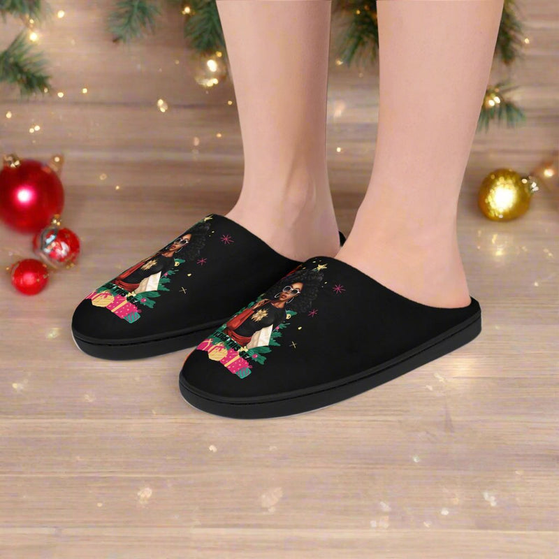 Let's Sleigh Women's Slippers - ShopEbonyMonique