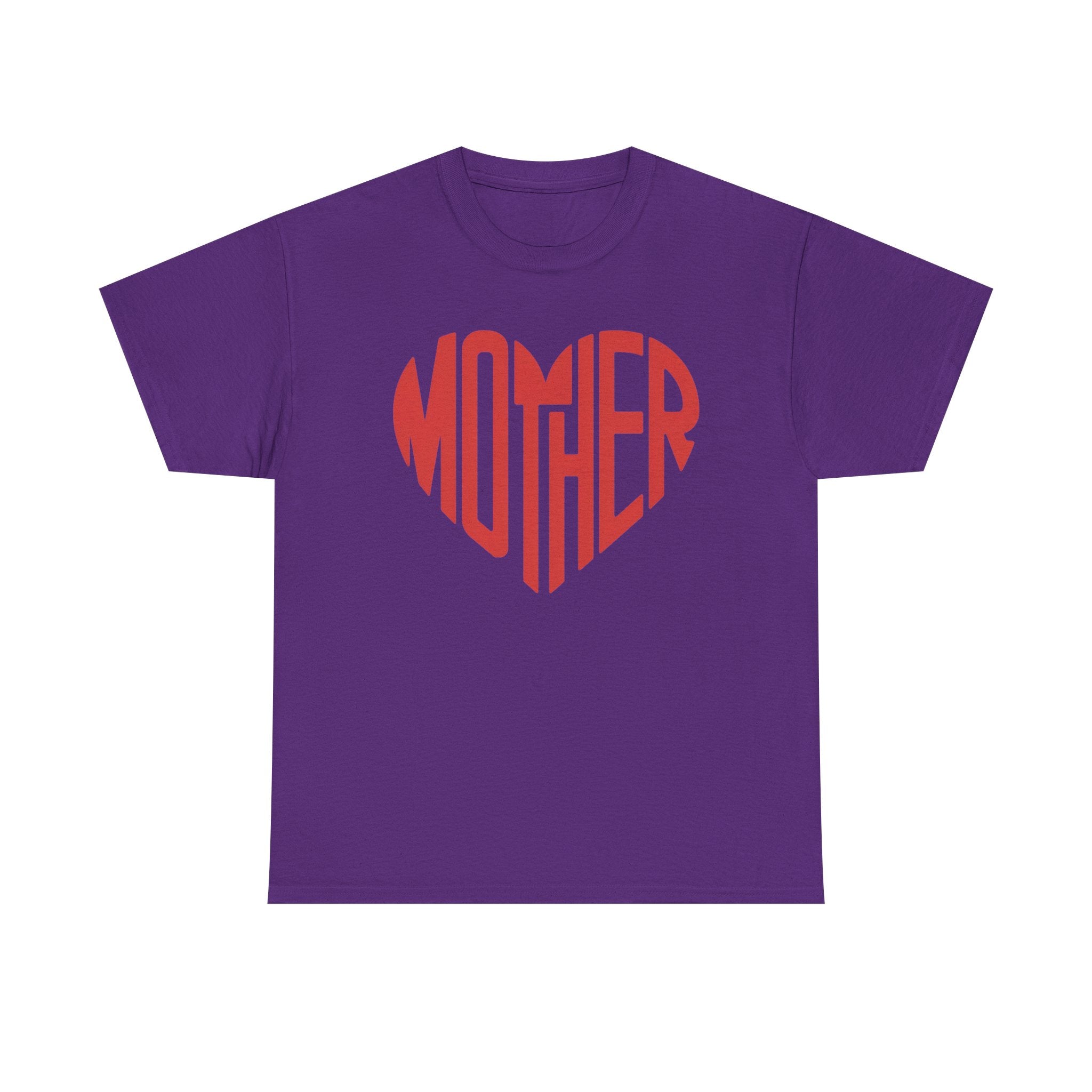 Mother Heart Unisex Heavy Cotton Tee - Perfect Gift for Mother's Day