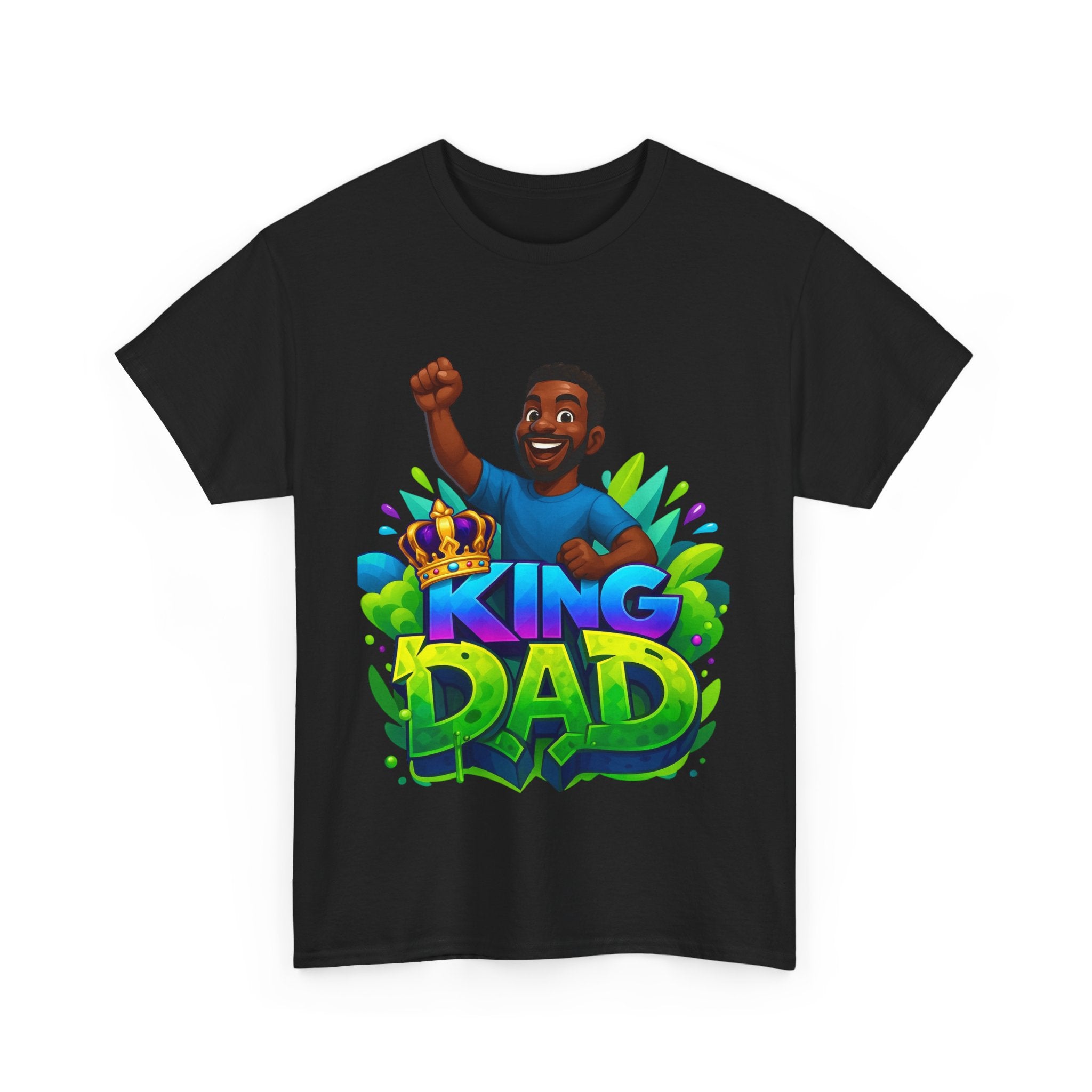 King Dad Unisex Tee, Father's Day Gift, Dad Shirt, Fun T-Shirt, Gift for Dad, Dad Apparel, Family Celebration Clothing
