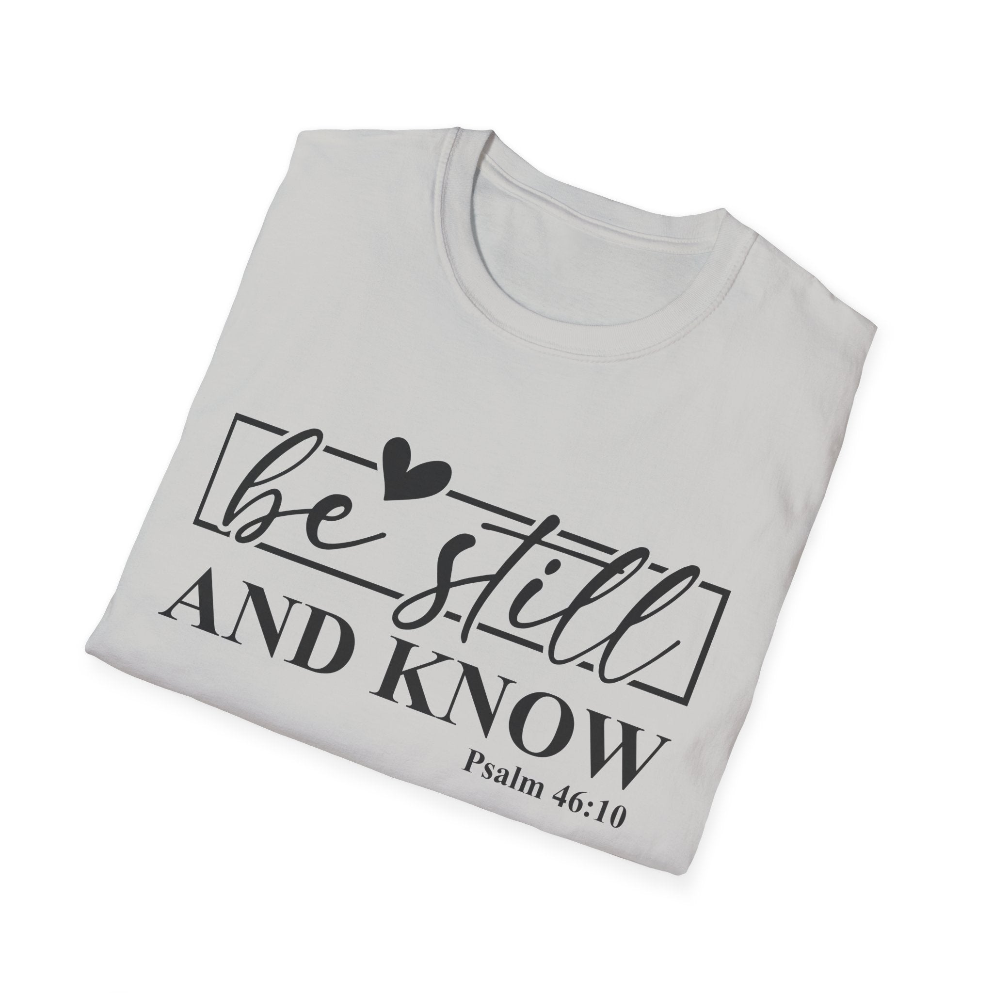Be Still and Know Unisex T-Shirt | Inspirational Faith Shirt | Comfortable Softstyle Tee for Everyday Wear | Perfect for Gifts, Church [...]