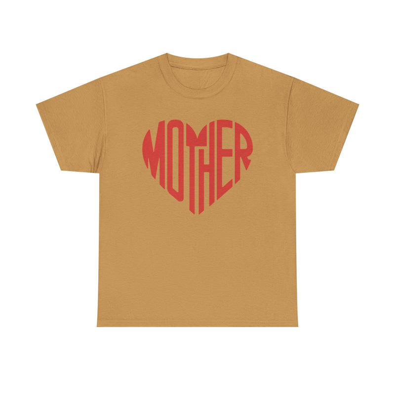 Mother Heart Unisex Heavy Cotton Tee - Perfect Gift for Mother's Day
